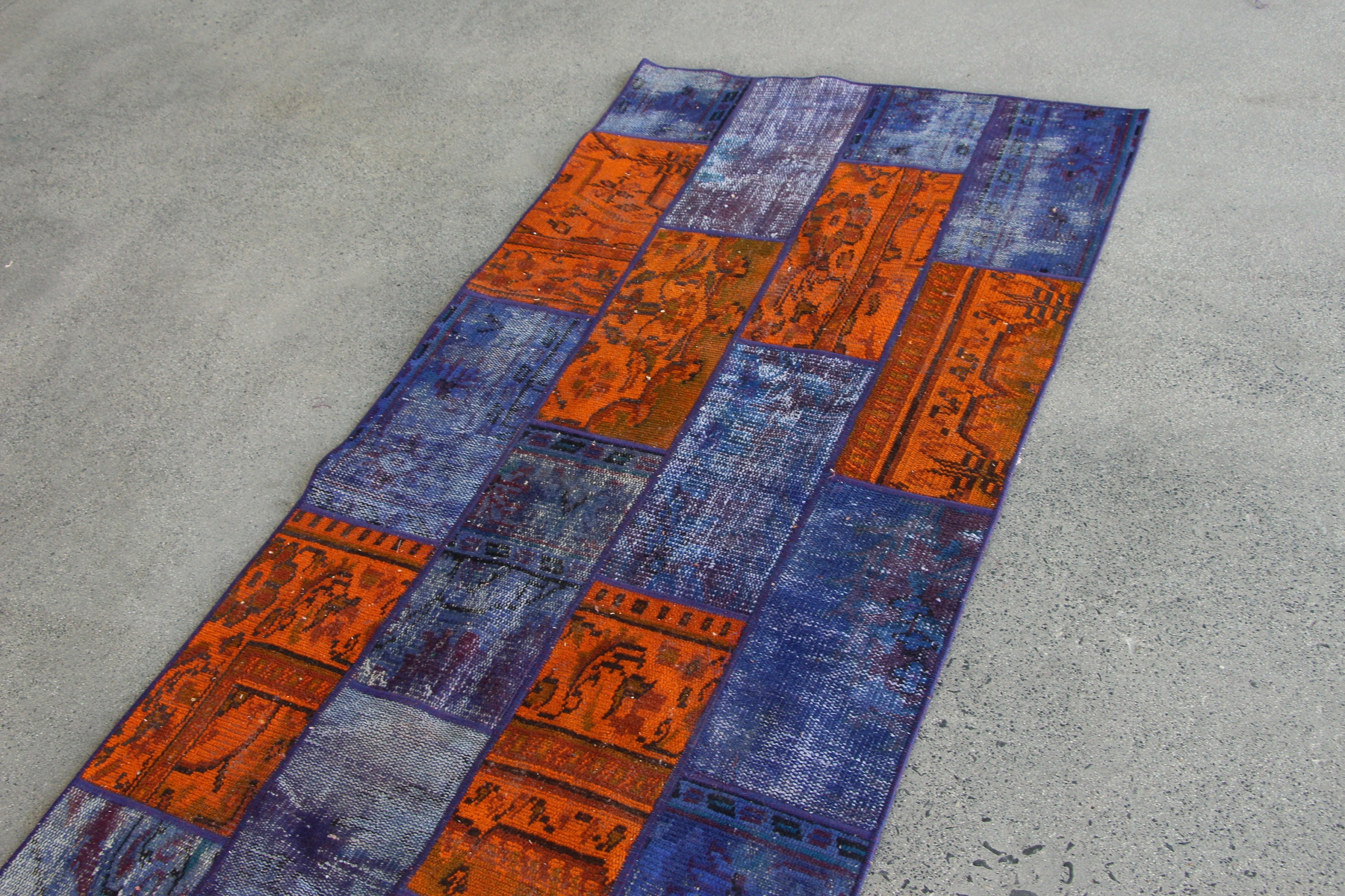 Floor Rug, Vintage Rugs, Rugs for Hallway, Handmade Rug, Corridor Rug, Wool Rugs, Turkish Rug, 2.9x8.6 ft Runner Rugs, Purple Moroccan Rug