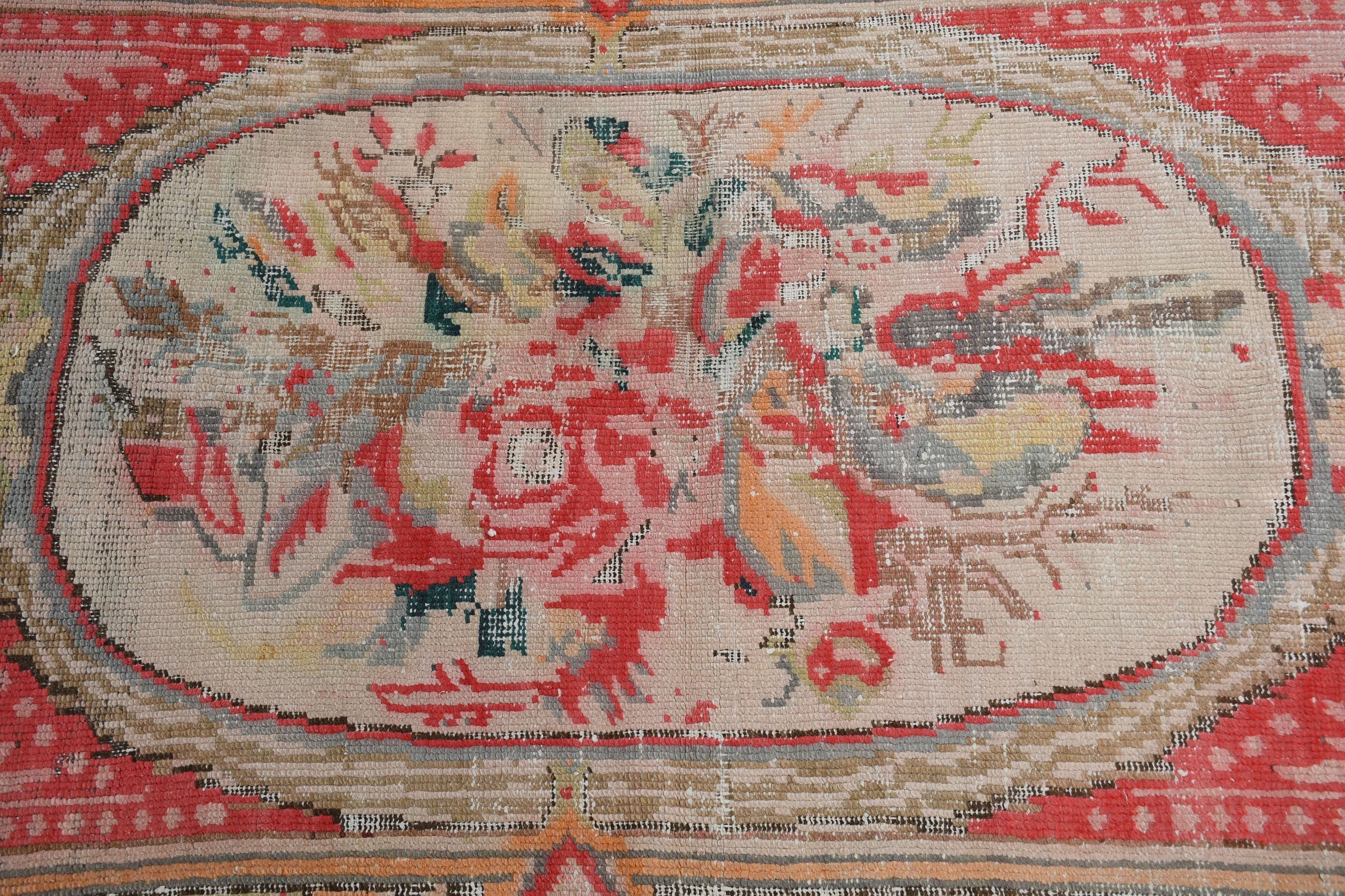 Turkish Rugs, Beige  3.1x5.8 ft Accent Rug, Vintage Rugs, Bedroom Rugs, Nursery Rug, Kitchen Rugs, Antique Rug, Dorm Rugs