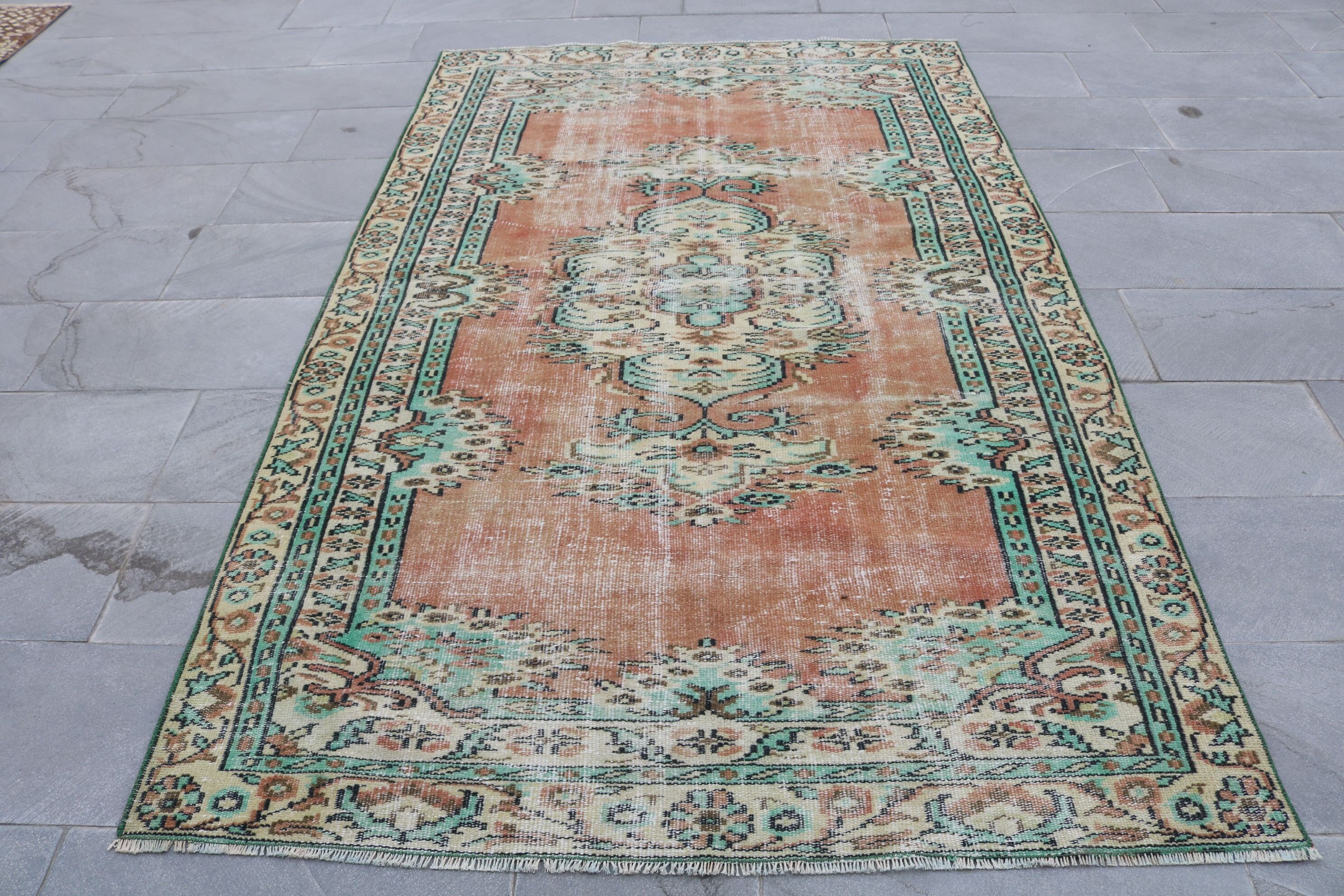 Living Room Rugs, Cool Rug, Turkey Rug, Salon Rug, Turkish Rugs, 5x8.2 ft Large Rug, Bedroom Rug, Vintage Rug, Rugs for Dining Room