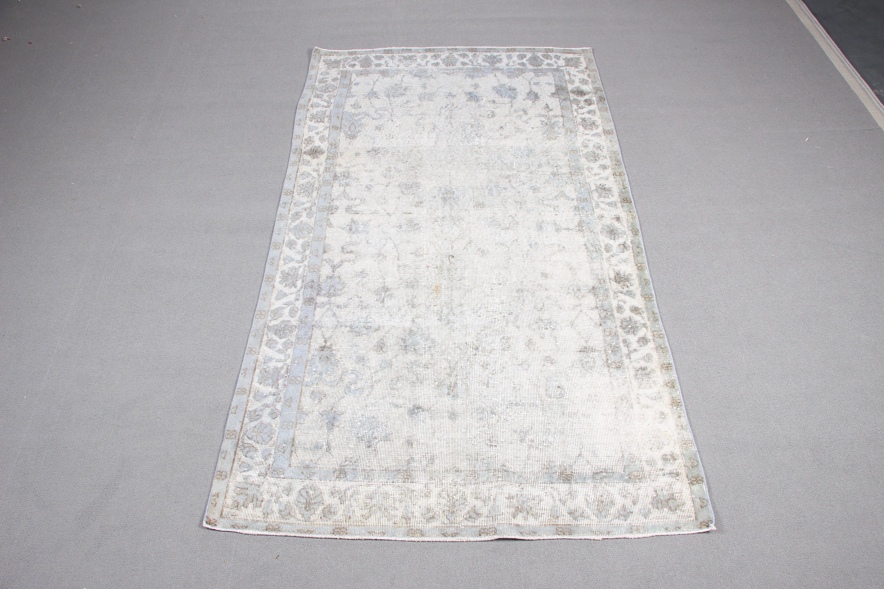 Bedroom Rug, Vintage Rug, 4.2x7.3 ft Area Rugs, Rugs for Living Room, Luxury Rugs, Beige Luxury Rugs, Floor Rug, Turkish Rug, Kitchen Rugs