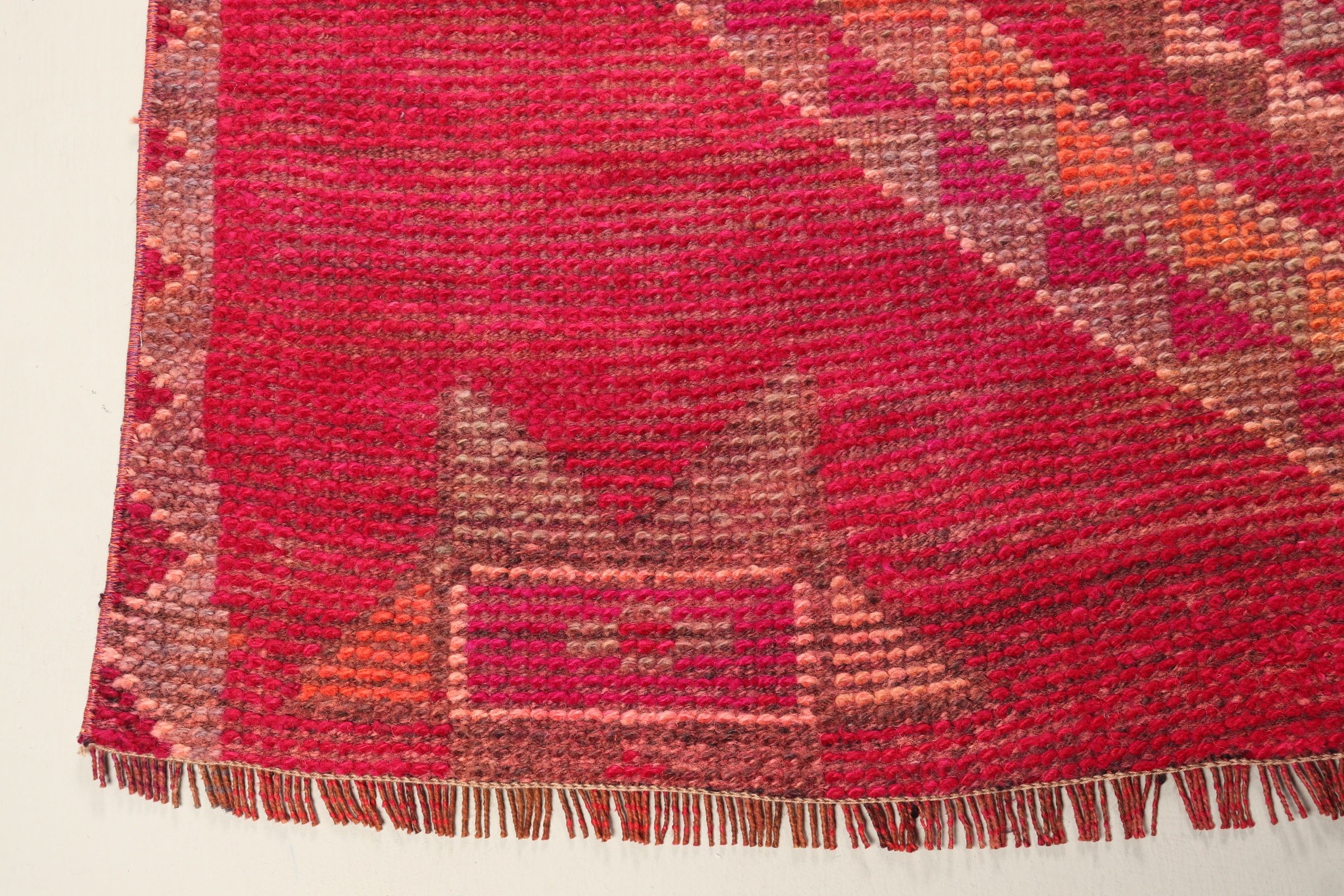 Orange Anatolian Rug, Corridor Rug, Hallway Rugs, 3.1x9.5 ft Runner Rug, Antique Rug, Vintage Rugs, Boho Rug, Turkish Rug, Anatolian Rug