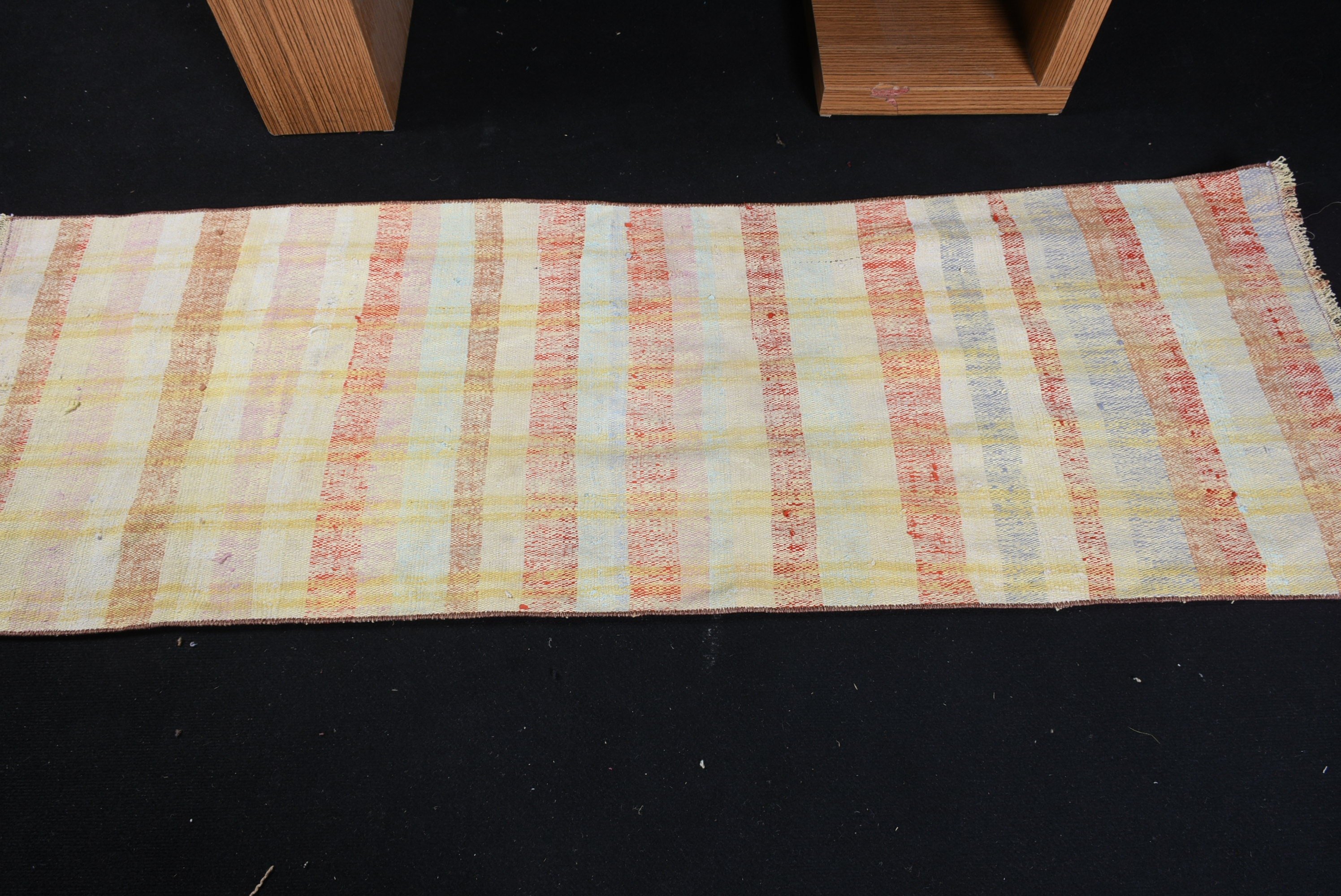 Corridor Rug, Yellow Wool Rug, Ethnic Rug, Kitchen Rugs, Cool Rugs, Turkish Rug, 2.2x6.3 ft Runner Rug, Moroccan Rugs, Kilim, Vintage Rug