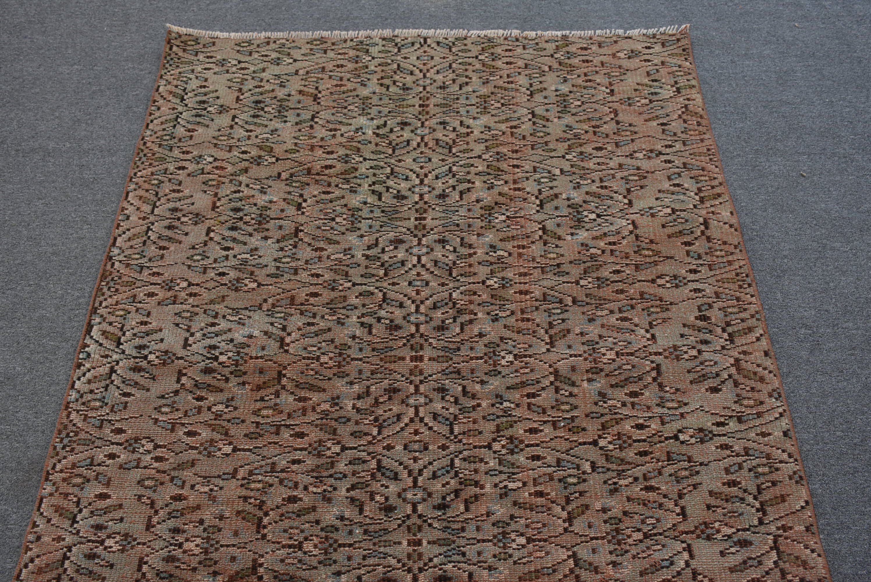 Yer Halısı, Türk Halısı, Zemin Halıları, 4.2x6.2 ft Alan Halısı, Kahverengi Yatak Odası Halısı, Çocuk Halıları, Bohem Halısı, Oryantal Halılar, Vintage Halı