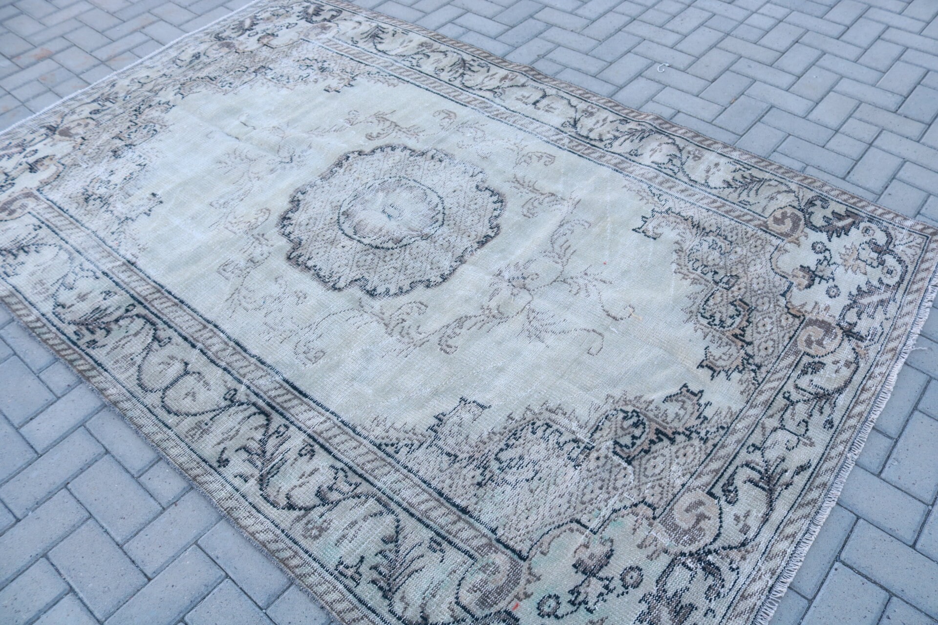 Living Room Rugs, 5.2x8 ft Large Rug, Floor Rug, Rugs for Living Room, Vintage Rugs, Turkish Rugs, Salon Rug, Vintage Decor Rug, Cool Rug