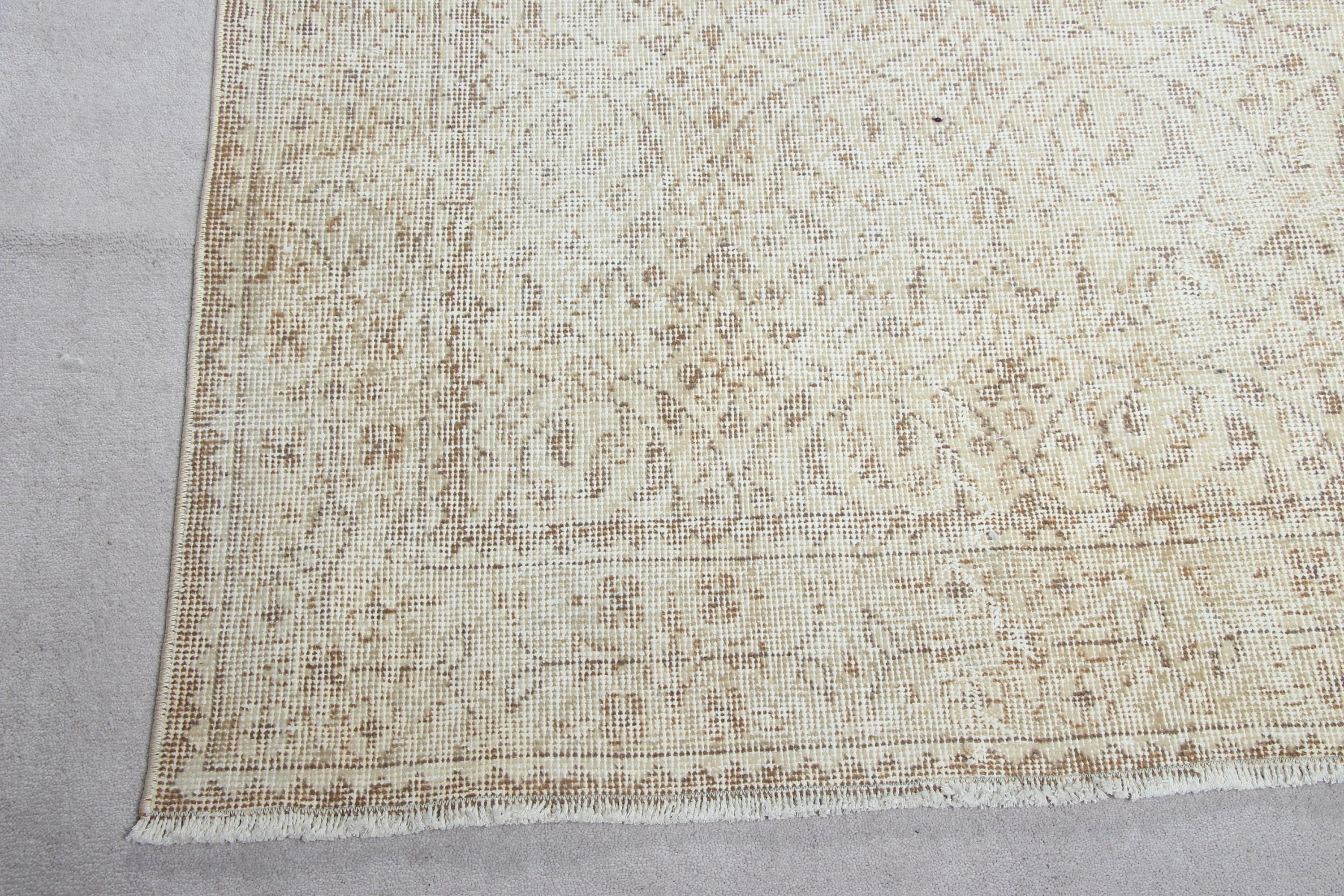 Beige Moroccan Rugs, Vintage Rug, Turkish Rugs, Anatolian Rugs, Living Room Rug, Aztec Rug, Bedroom Rug, 5.2x9.1 ft Large Rugs, Oushak Rugs