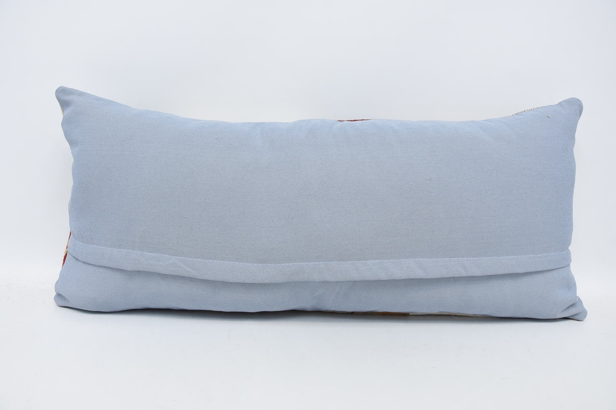 Kilim Cushion Sham, Pillow for Couch, Cotton Cushion, 16"x36" Brown Pillow Case, Boho Throw Pillow Case, Vintage Pillow