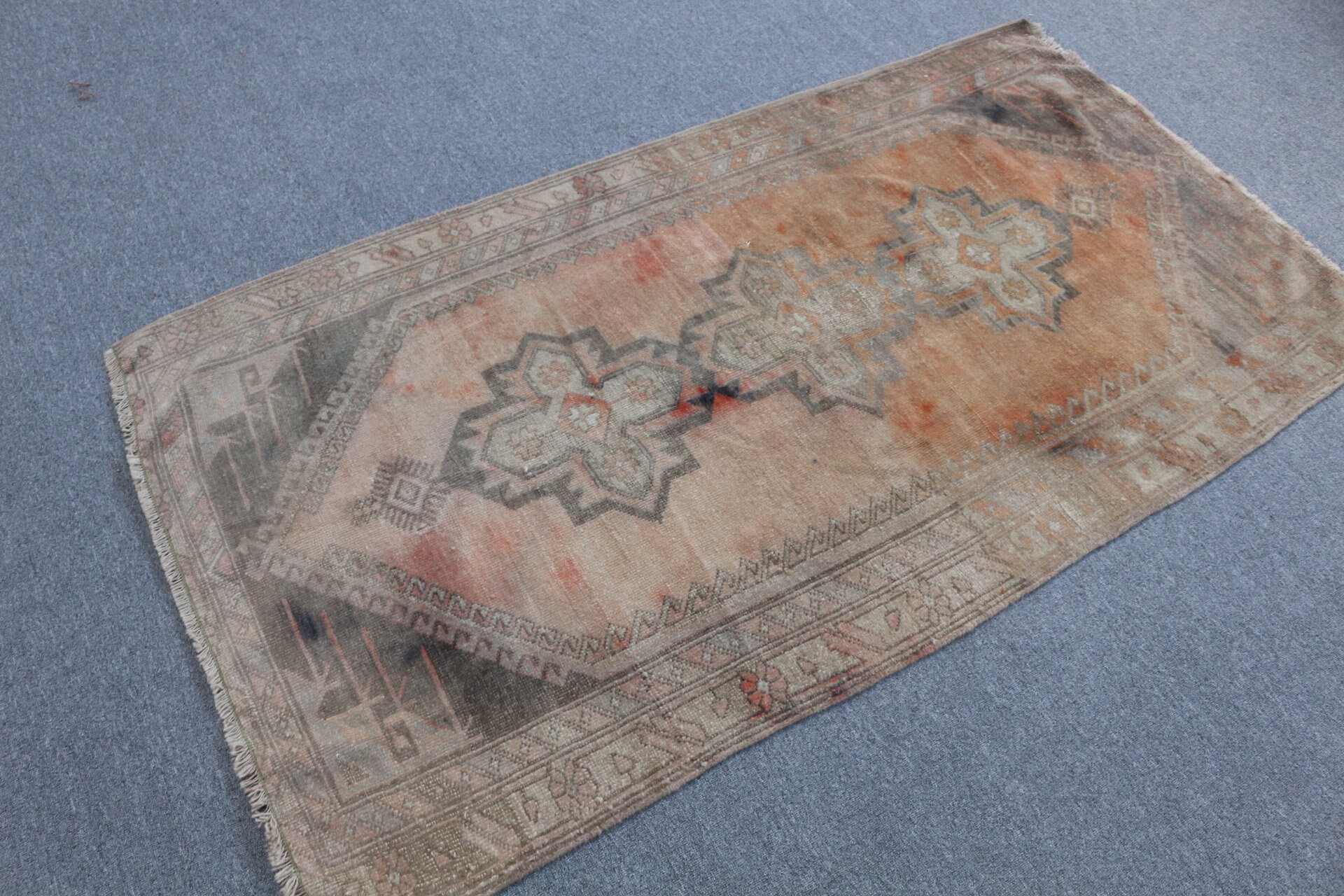 Özel Halı, Ev Dekor Halısı, Mutfak Halıları, Kırmızı Yatak Odası Halısı, Vintage Halı, Türk Halıları, Yatak Odası Halısı, Giriş Halısı, 3,3x6,1 ft Accent Halı