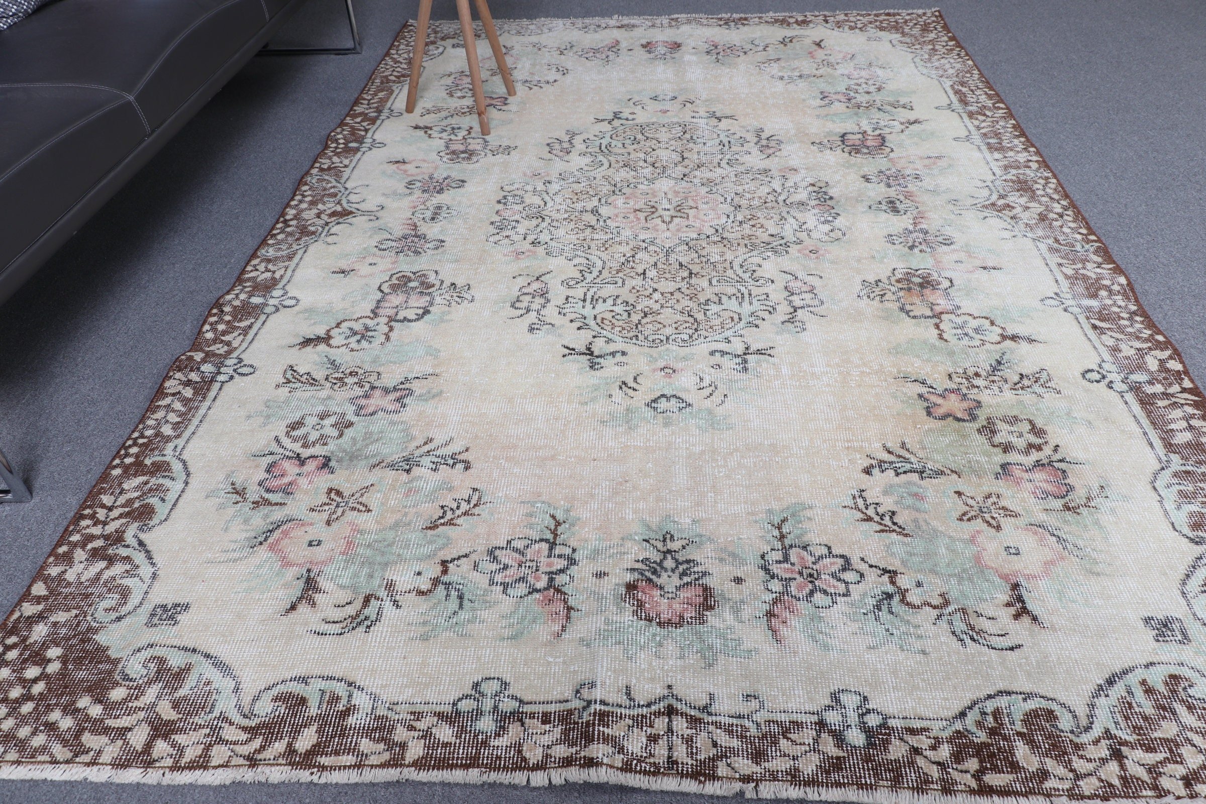 Bedroom Rug, Living Room Rug, 5.6x8.8 ft Large Rug, Vintage Rug, Antique Rug, Office Rug, Dining Room Rugs, Turkish Rug, Beige Antique Rugs