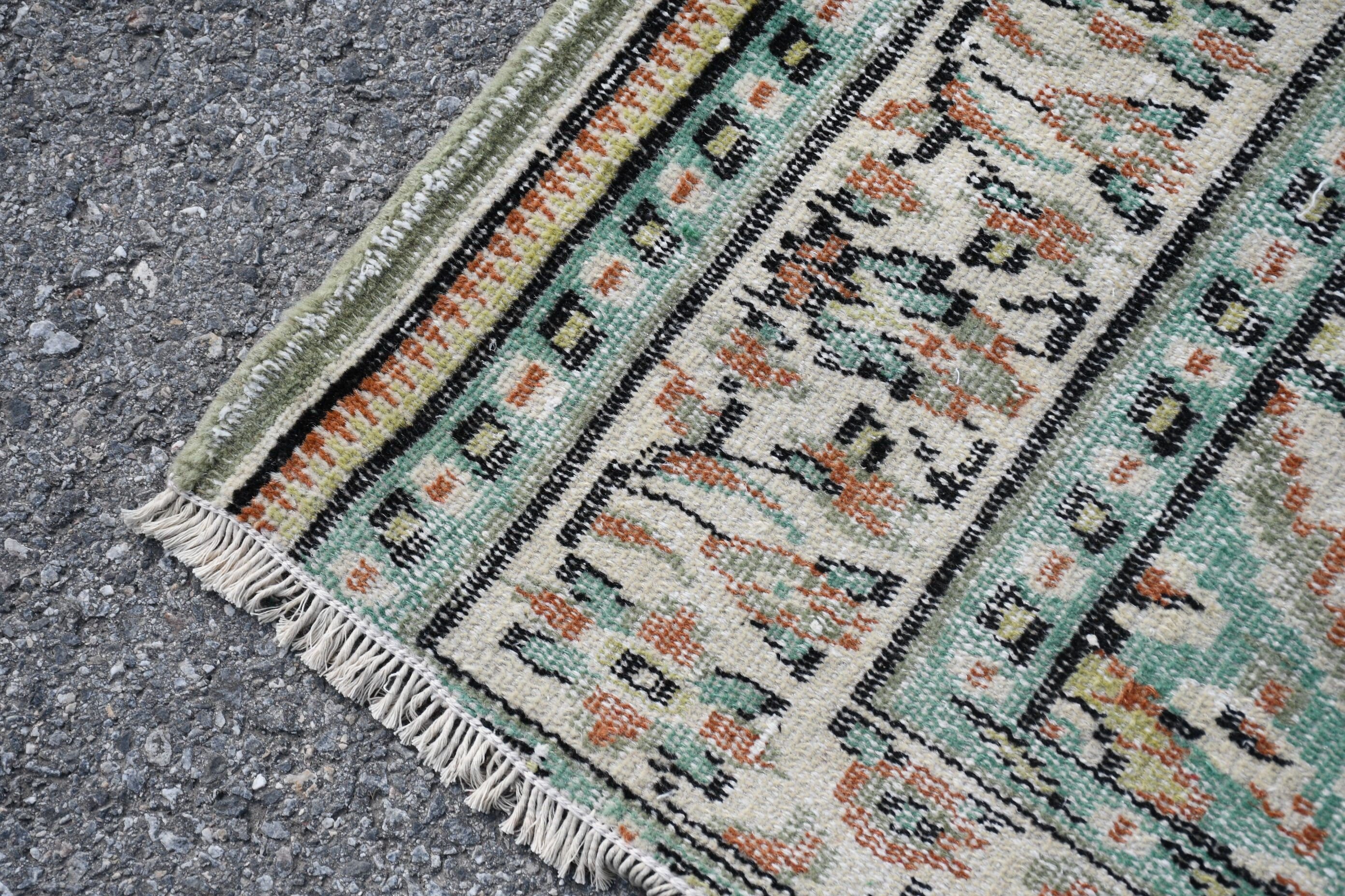 5.6x8.4 ft Large Rugs, Natural Rugs, Living Room Rug, Vintage Rug, Turkish Rugs, Antique Rug, Green Oriental Rugs, Salon Rug