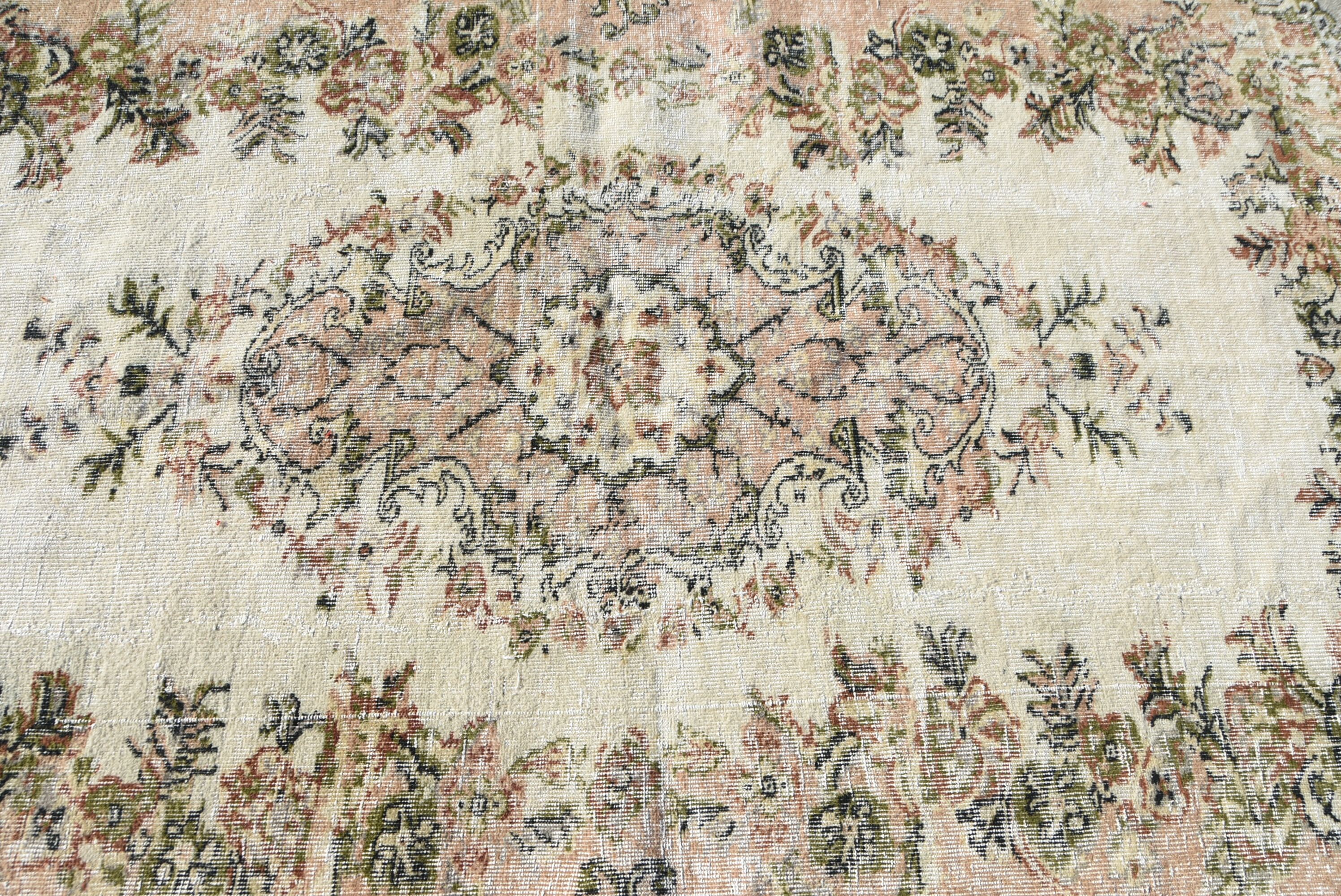 Moroccan Rug, Vintage Rug, Beige  5.6x9 ft Large Rug, Living Room Rugs, Turkish Rug, Boho Rugs, Bedroom Rug