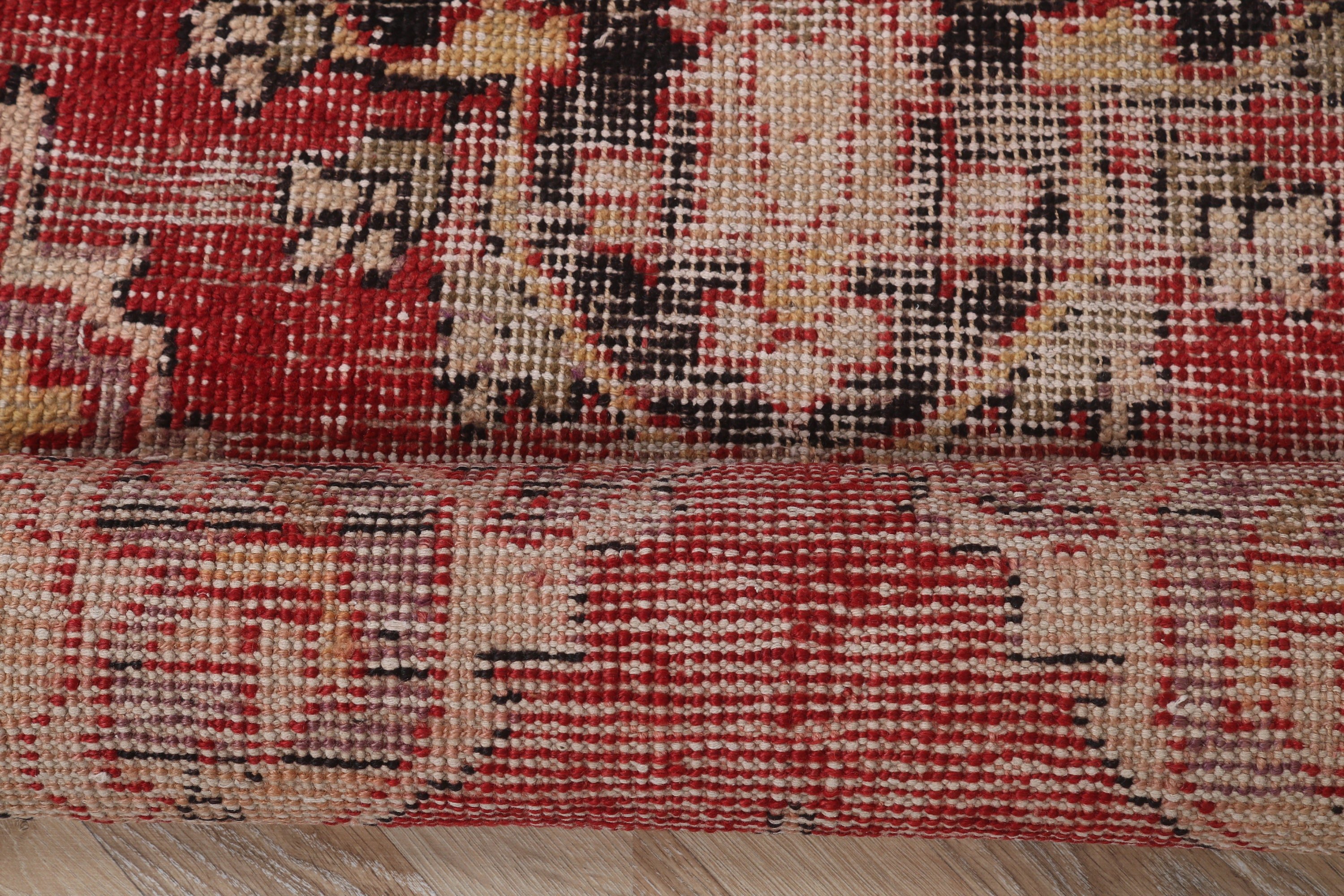 Aztec Rugs, Statement Rug, 4x6.9 ft Area Rugs, Home Decor Rugs, Turkish Rugs, Vintage Rugs, Bedroom Rugs, Red Oushak Rug, Vintage Area Rugs