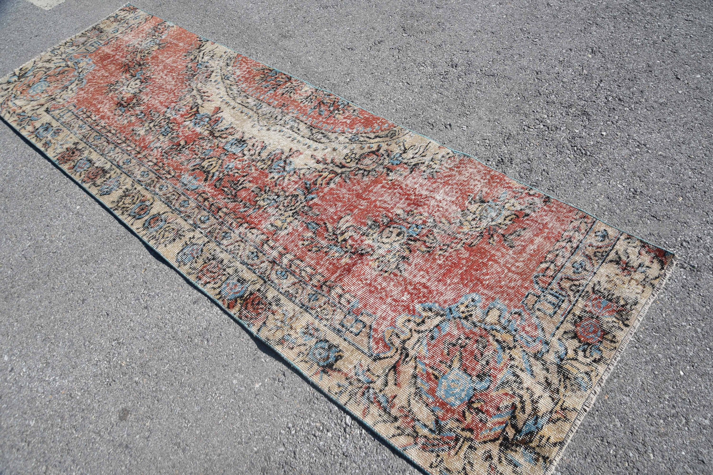 Mutfak Halısı Yolluk Halıları, Vintage Halı, Merdiven Halısı, 2.9x9 ft Yolluk Halıları, Mutfak Halıları, Fas Halısı, Türk Halıları, Oushak Halısı, Retro Halı