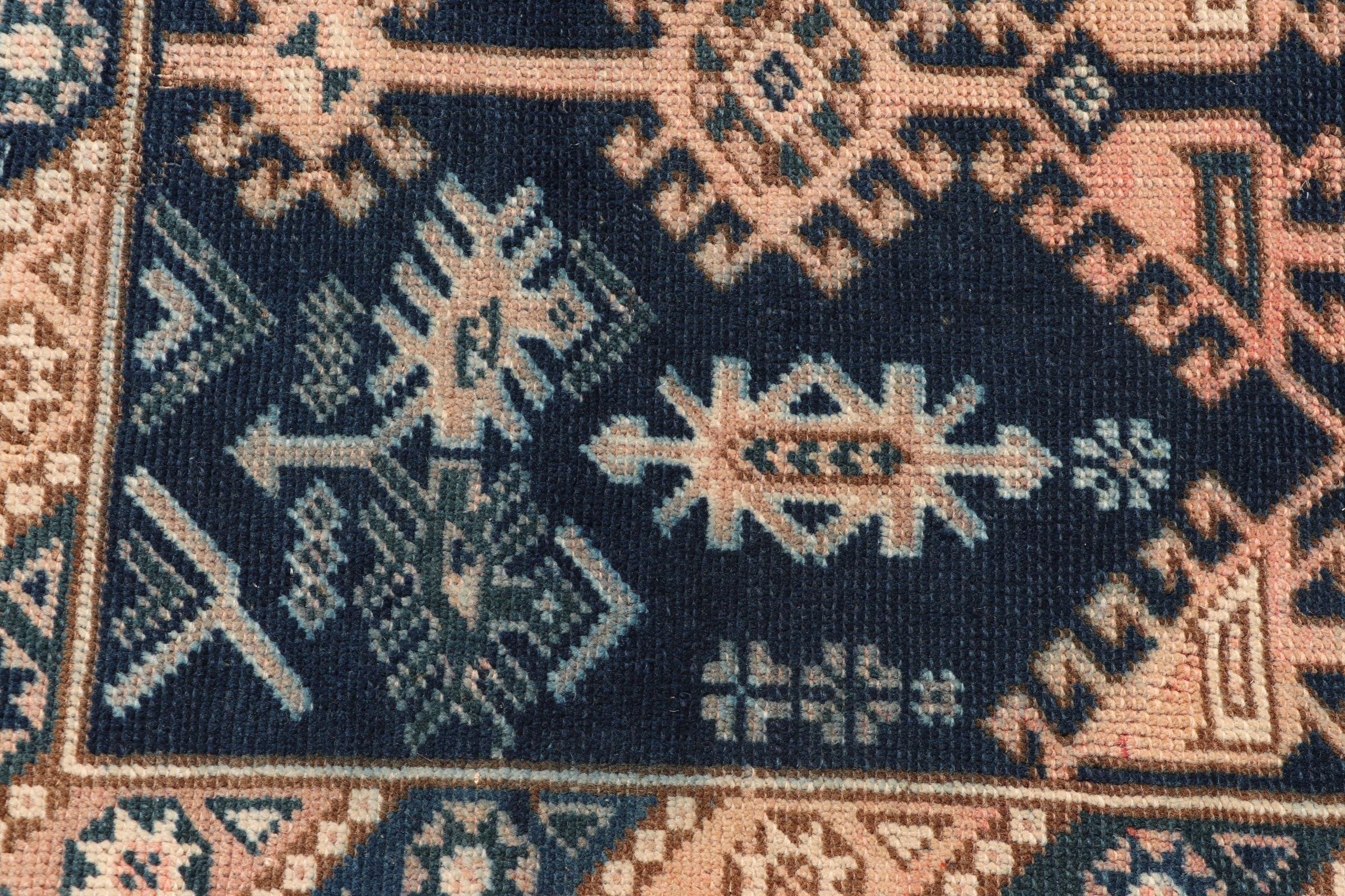 Moroccan Rug, Turkish Rug, Home Decor Rug, Rugs for Kitchen, Vintage Rug, Blue  3.9x6.3 ft Area Rug, Bedroom Rug, Custom Rug