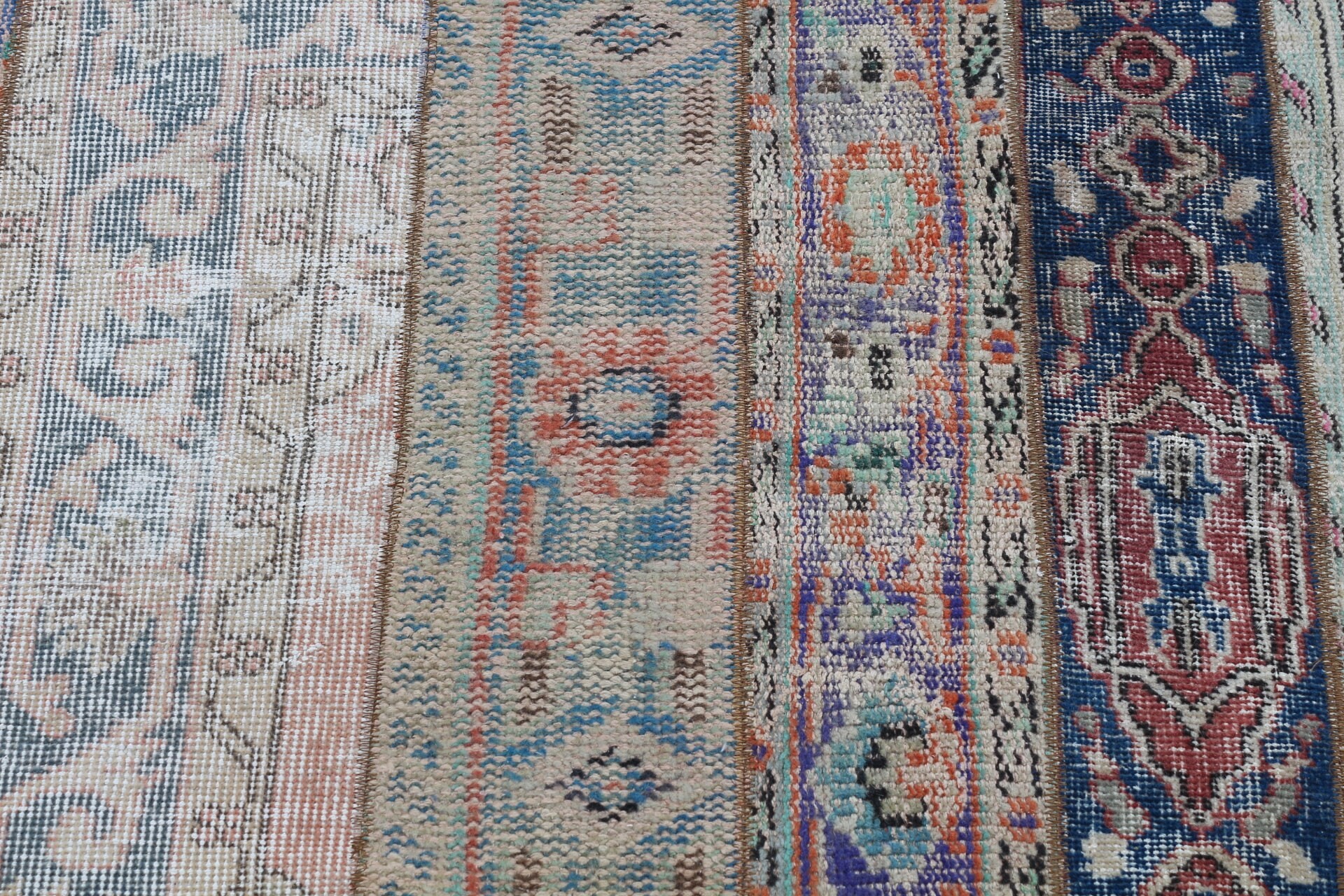 Pale Rug, Rugs for Hallway, Beige Floor Rug, Kitchen Rug, 2.5x8.5 ft Runner Rugs, Home Decor Rug, Turkish Rug, Hallway Rugs, Vintage Rugs