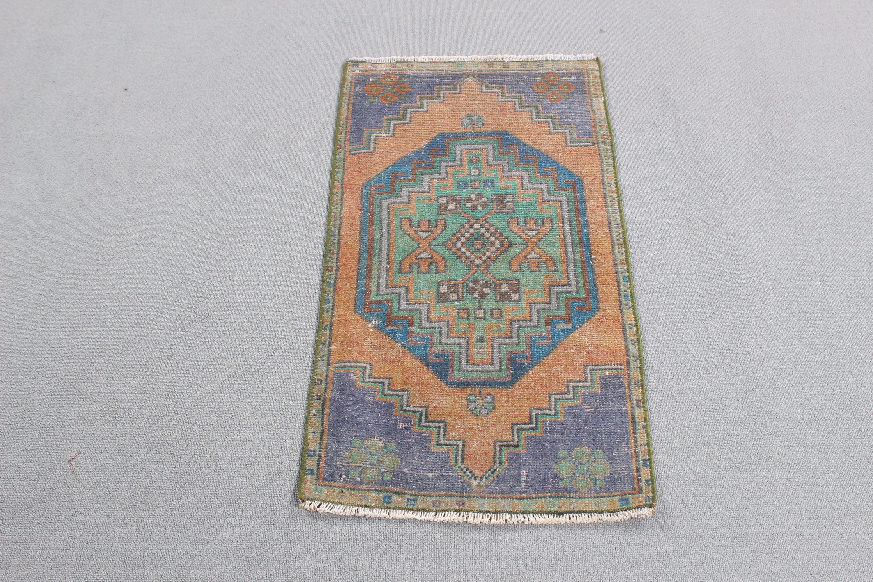 Vintage Rugs, Turkish Rugs, Bronze Modern Rug, Oriental Rug, Small Boho Rug, 1.6x3 ft Small Rugs, Car Mat Rugs, Flatweave Rugs, Aztec Rugs