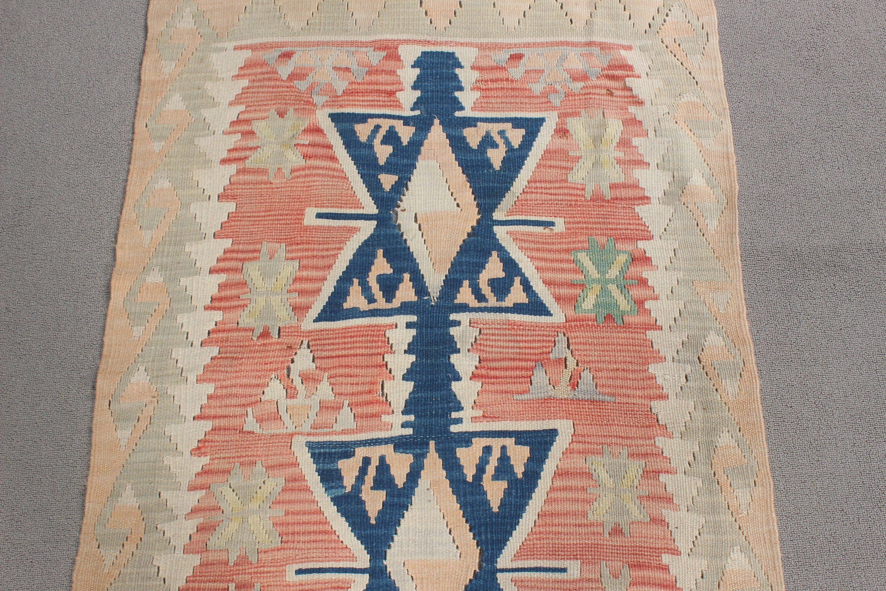 Vintage Halılar, Bej Yün Halılar, Küçük Vintage Halı, 2,5x3,4 ft Küçük Halılar, Anadolu Halısı, Duvara Asılı Halı, Yün Halı, Kilim, Türk Halıları