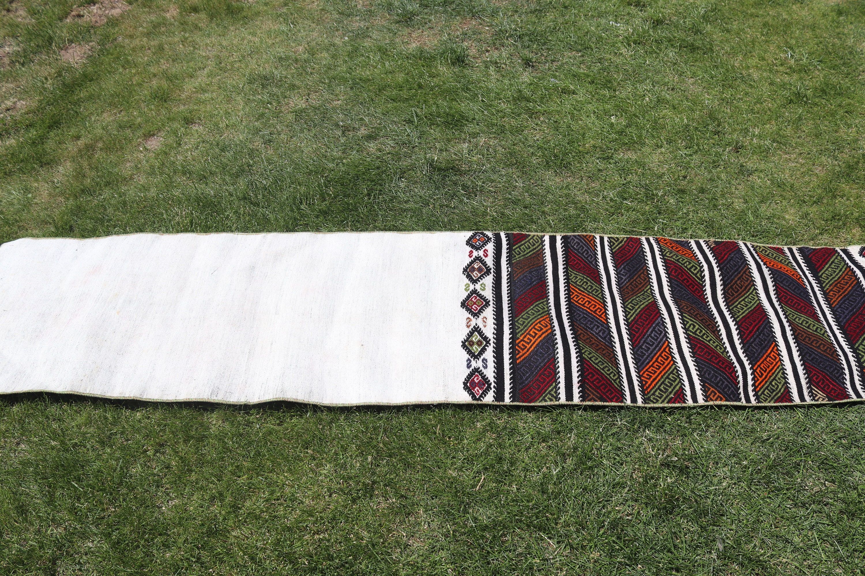 Açıklama Halısı, Vintage Halılar, Koridor Halıları, Mutfak Halıları, Türk Halıları, 1.6x7.5 ft Runner Halıları, Gökkuşağı Boho Halıları, Kilim