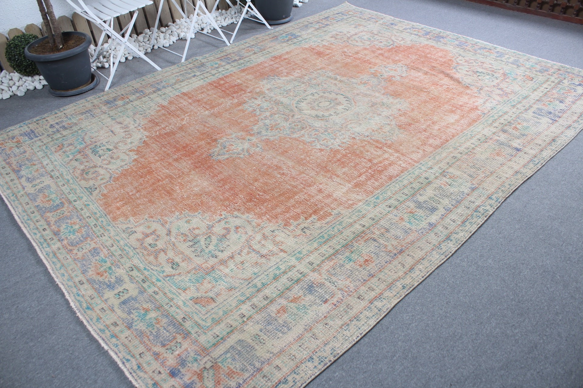 Anatolian Rug, 7.6x10.6 ft Oversize Rug, Rugs for Living Room, Saloon Rug, Salon Rug, Vintage Rug, Red Floor Rug, Turkish Rug, Cool Rug