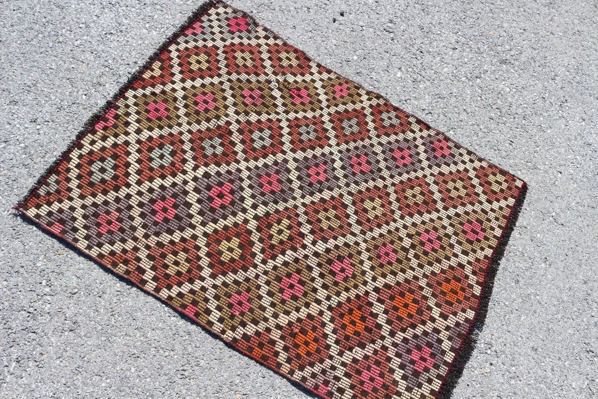 Fas Halıları, Sevimli Halı, 2,7x3,7 ft Küçük Halı, Kilim, Banyo Halısı, Giriş Halıları, Yeşil Fas Halısı, Vintage Halı, Türk Halısı, Anadolu Halıları