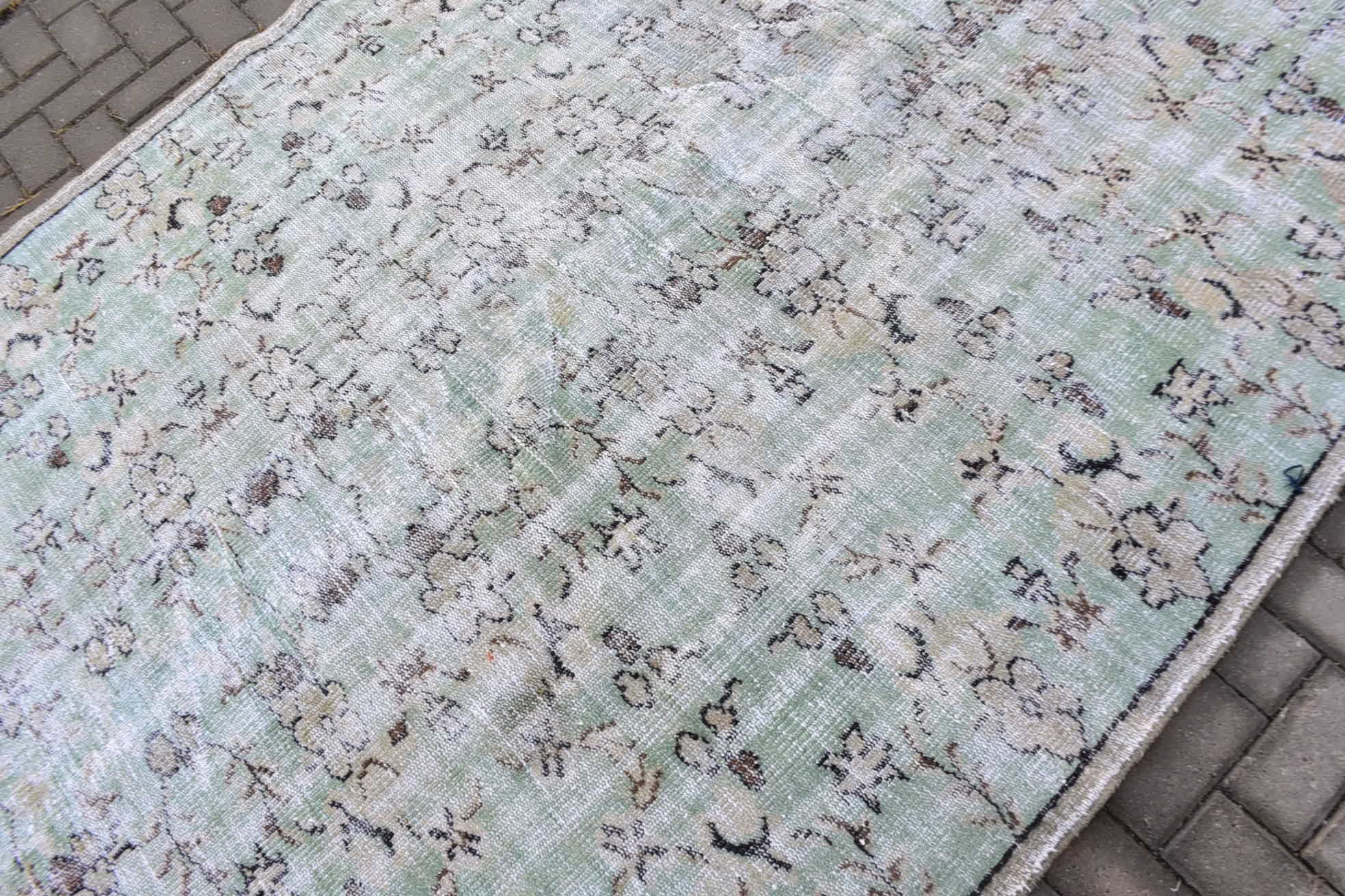 Living Room Rug, Vintage Rug, Rugs for Salon, Dining Room Rug, 5.8x8.8 ft Large Rug, Turkish Rug, Bohemian Rug, Oushak Rug, Antique Rug