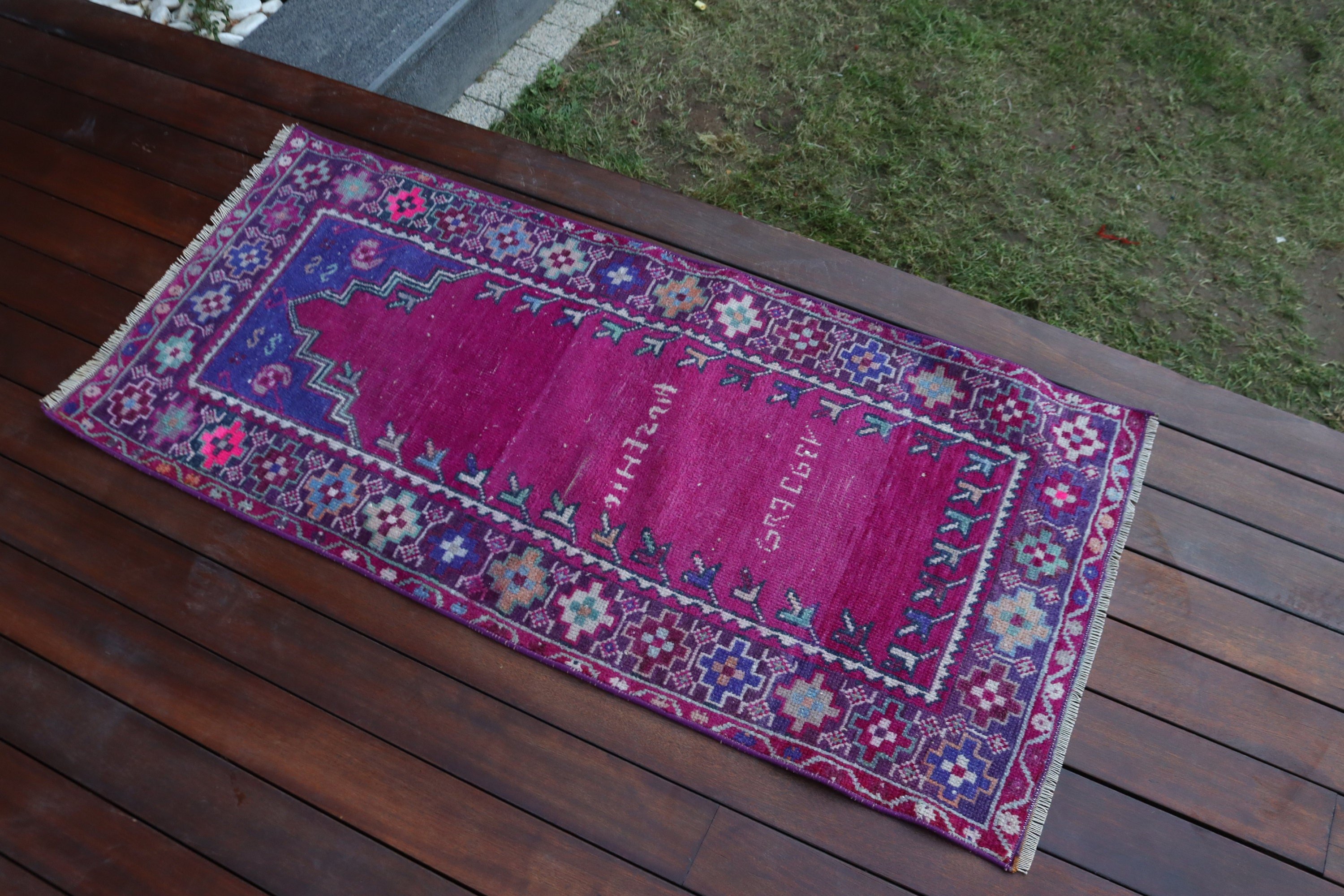 Modern Rug, Nursery Rugs, Vintage Rugs, Turkish Rug, Outdoor Rug, 1.9x4.1 ft Small Rug, Moroccan Rugs, Pink Neutral Rug, Small Area Rug