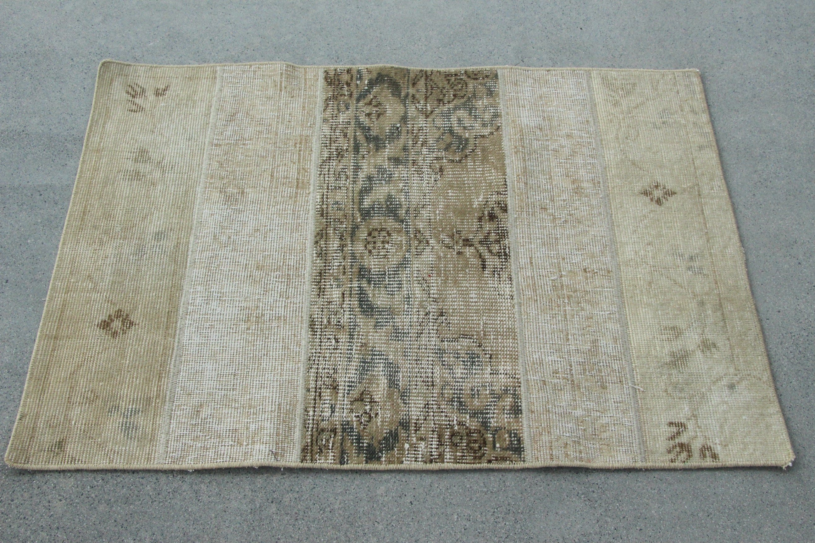 Banyo Halı, Banyo Halı, Banyo Halı, Anadolu Halı, Türk Halı, 75x106 cm Küçük Halı, Paspas Halı, Kahverengi Mutfak Halı, Araba paspası Halı