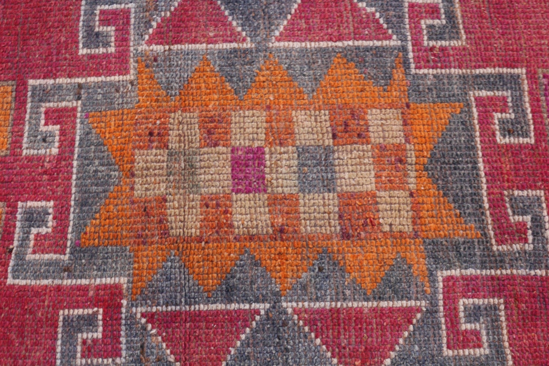 Moroccan Rugs, Rugs for Corridor, Turkish Rugs, Corridor Rugs, Anatolian Rugs, Vintage Rug, Orange Kitchen Rug, 2.7x10.2 ft Runner Rug