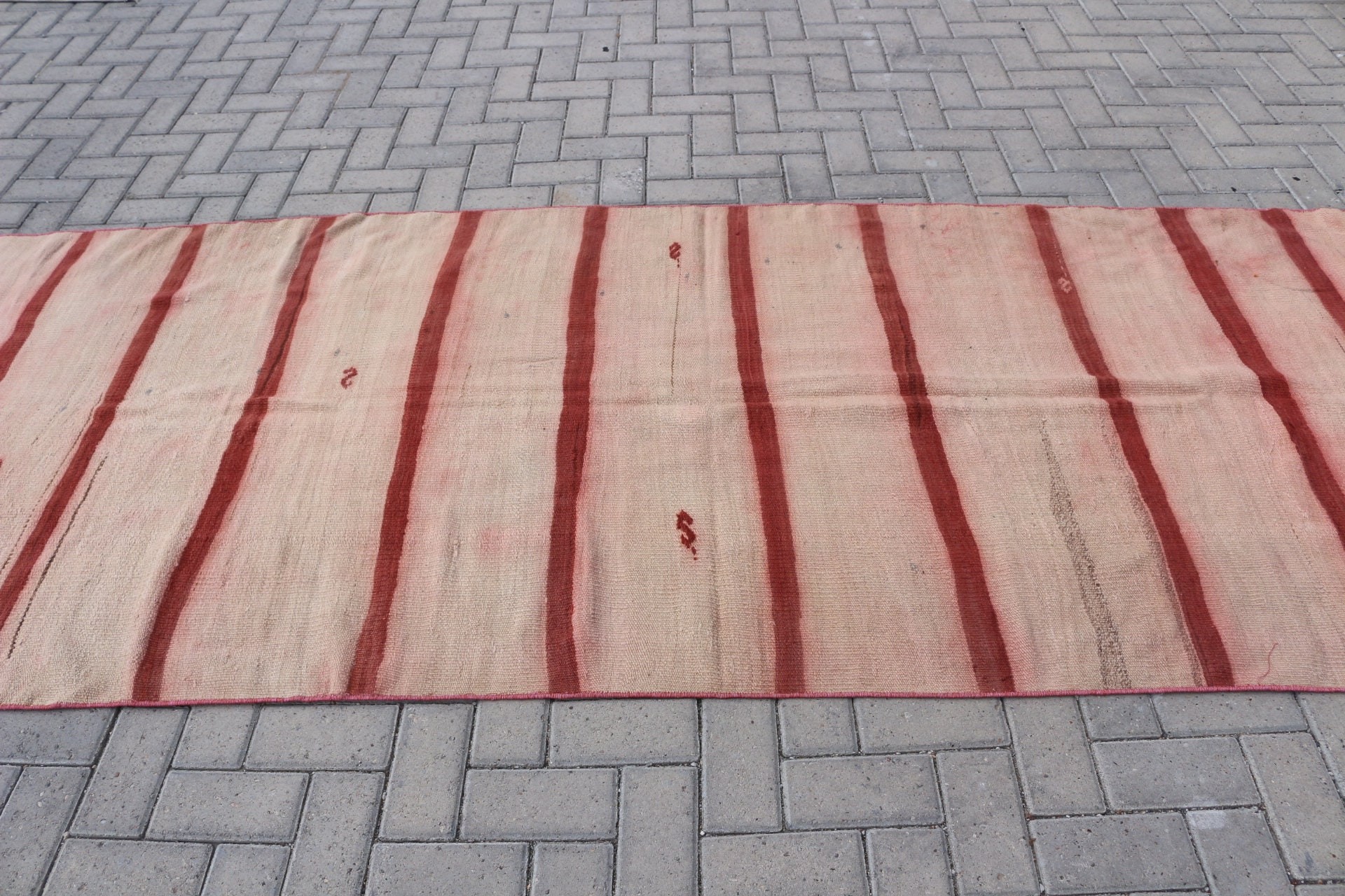 Koridor Halısı, Türk Halıları, Yatak Odası Halıları, 3,9x11,1 ft Runner Halısı, Havalı Halı, Bej Yatak Odası Halısı, Vintage Halılar, Merdiven Halıları, Kilim, Kabile Halısı