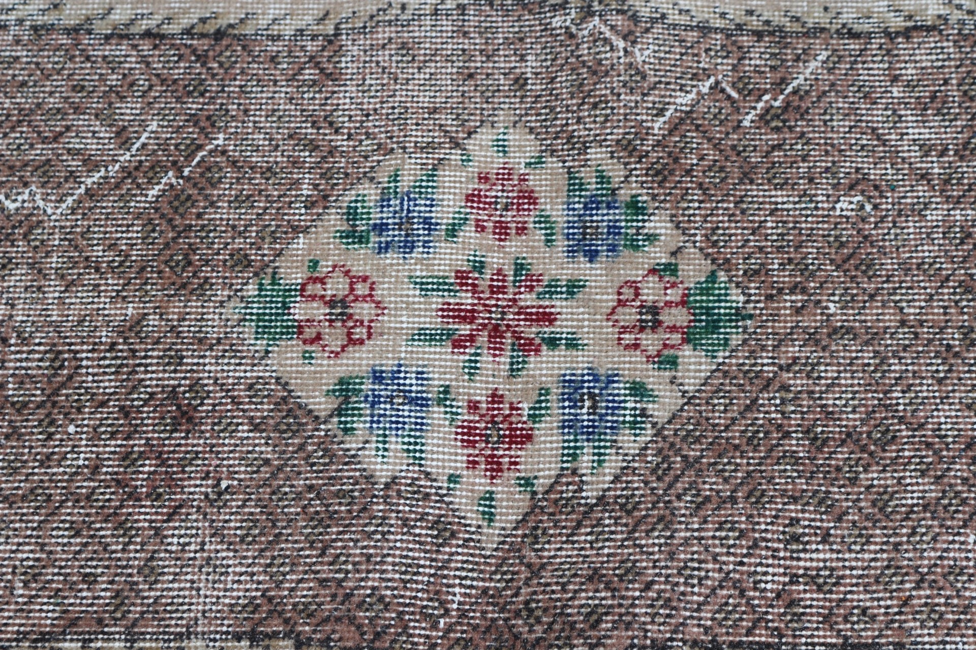 Salon Halısı, Yatak Odası Halısı, Vintage Halılar, Anadolu Halısı, 4.8x8.8 ft Büyük Halı, Türk Halıları, Kahverengi Antika Halı, Yatak Odası Halıları, Oryantal Halı