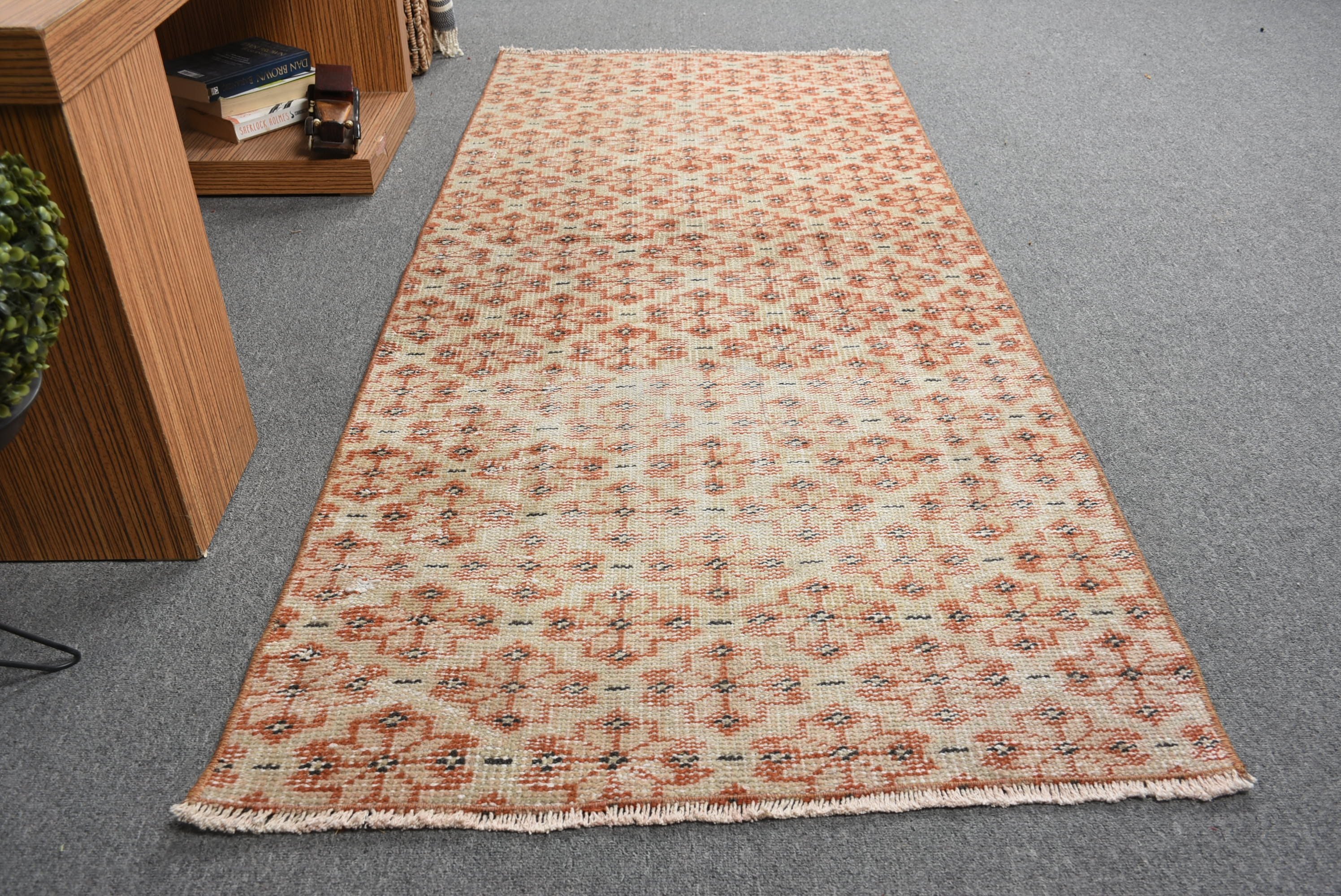 Kitchen Rugs, Nursery Rugs, Rugs for Entry, Beige Floor Rug, Turkish Rugs, Moroccan Rugs, Bright Rug, 2.6x6.2 ft Accent Rugs, Vintage Rug