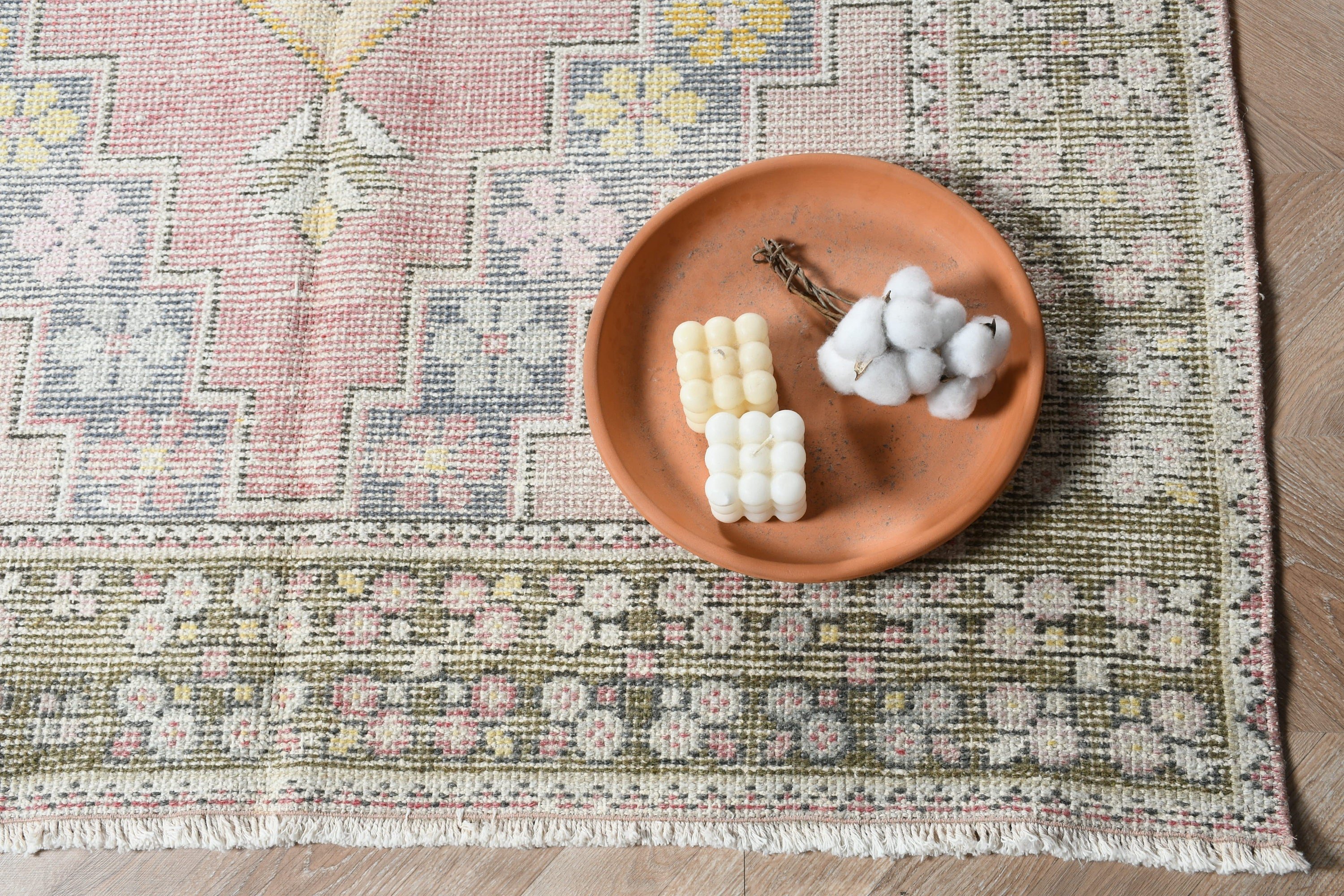 Türk Halıları, Bej Oryantal Halılar, Vintage Halı, Sanat Halısı, 4,3x9,4 ft Büyük Halılar, Yatak Odası Halısı, Anadolu Halıları, Yemek Odası Halıları