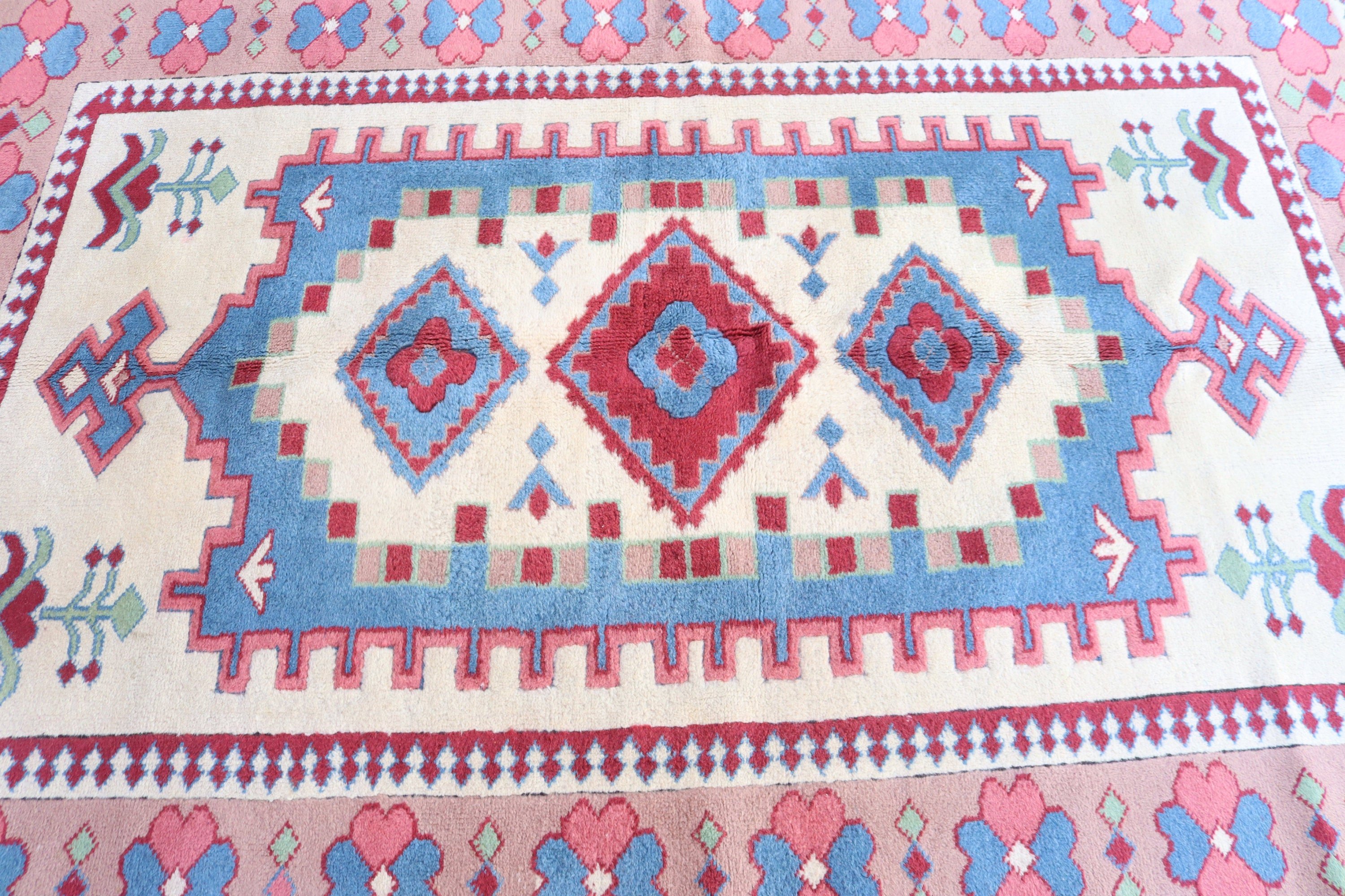 Türk Halısı, Boho Bölge Halıları, El Dokuma Halılar, Boho Halılar, Egzotik Halı, Yemek Odası Halıları, Vintage Halılar, 5,3x7,4 ft Alan Halıları, Bej Mutfak Halısı