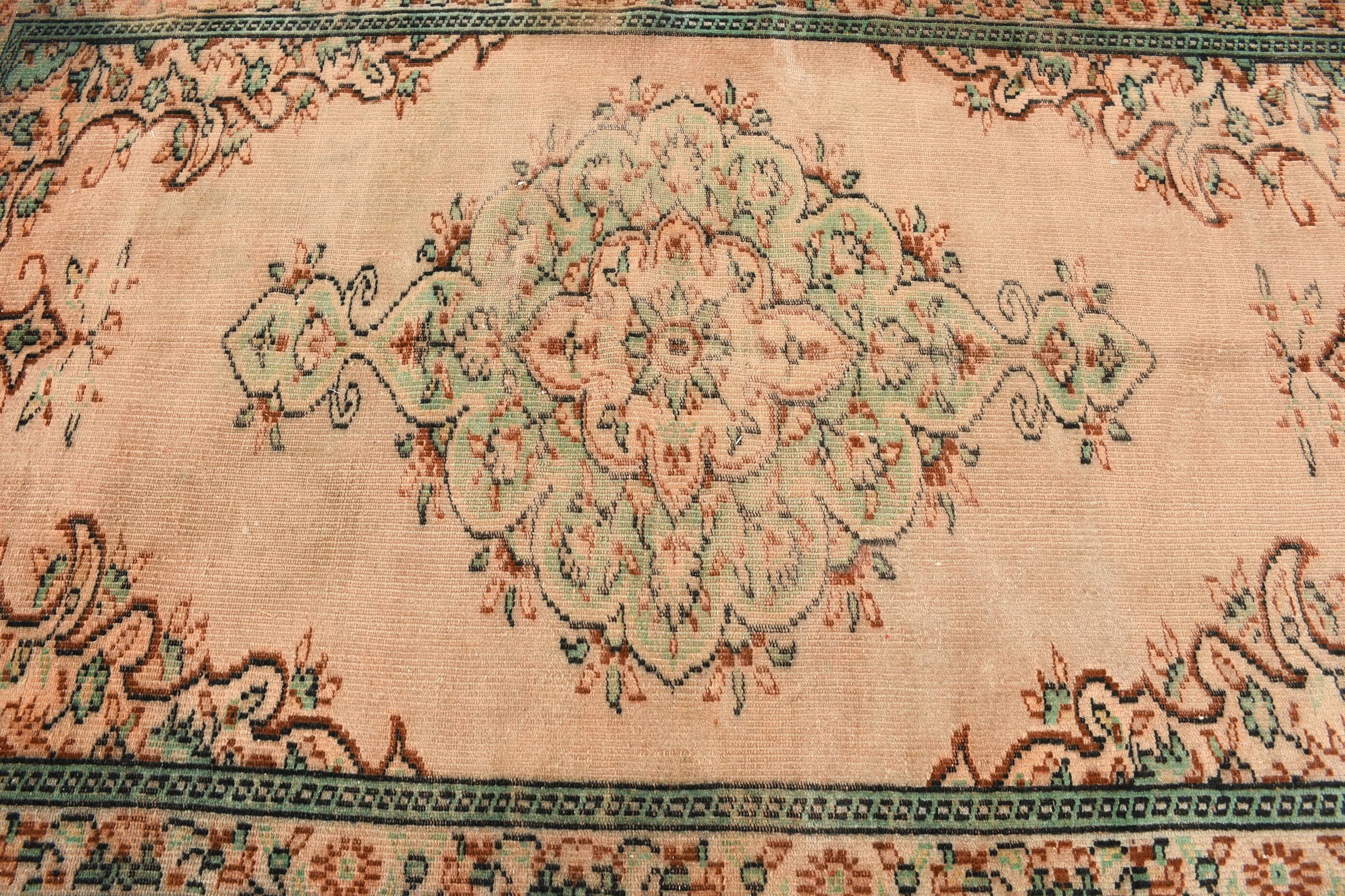 Türk Halısı, Vintage Halı, Bohem Halılar, Havalı Halılar, Salon Halıları, 5.1x8 ft Büyük Halılar, Oturma Odası Halıları, Yatak Odası Halısı, Bej Yün Halı