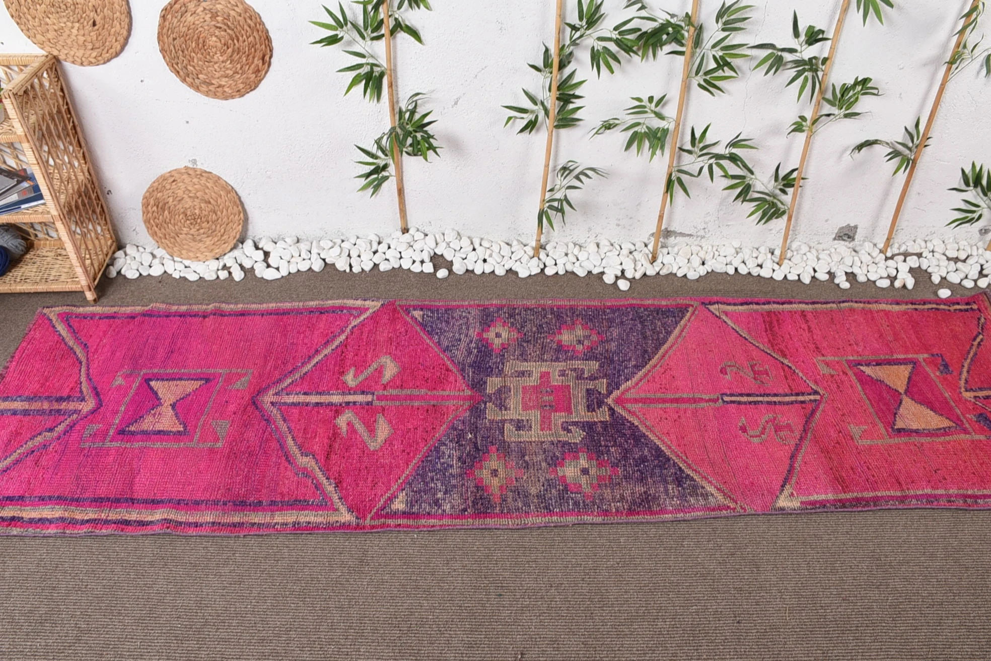 Pale Rug, Moroccan Rugs, Vintage Rugs, Rugs for Kitchen, Kitchen Rug, Turkish Rug, 3.1x11.2 ft Runner Rug, Corridor Rugs, Cool Rugs