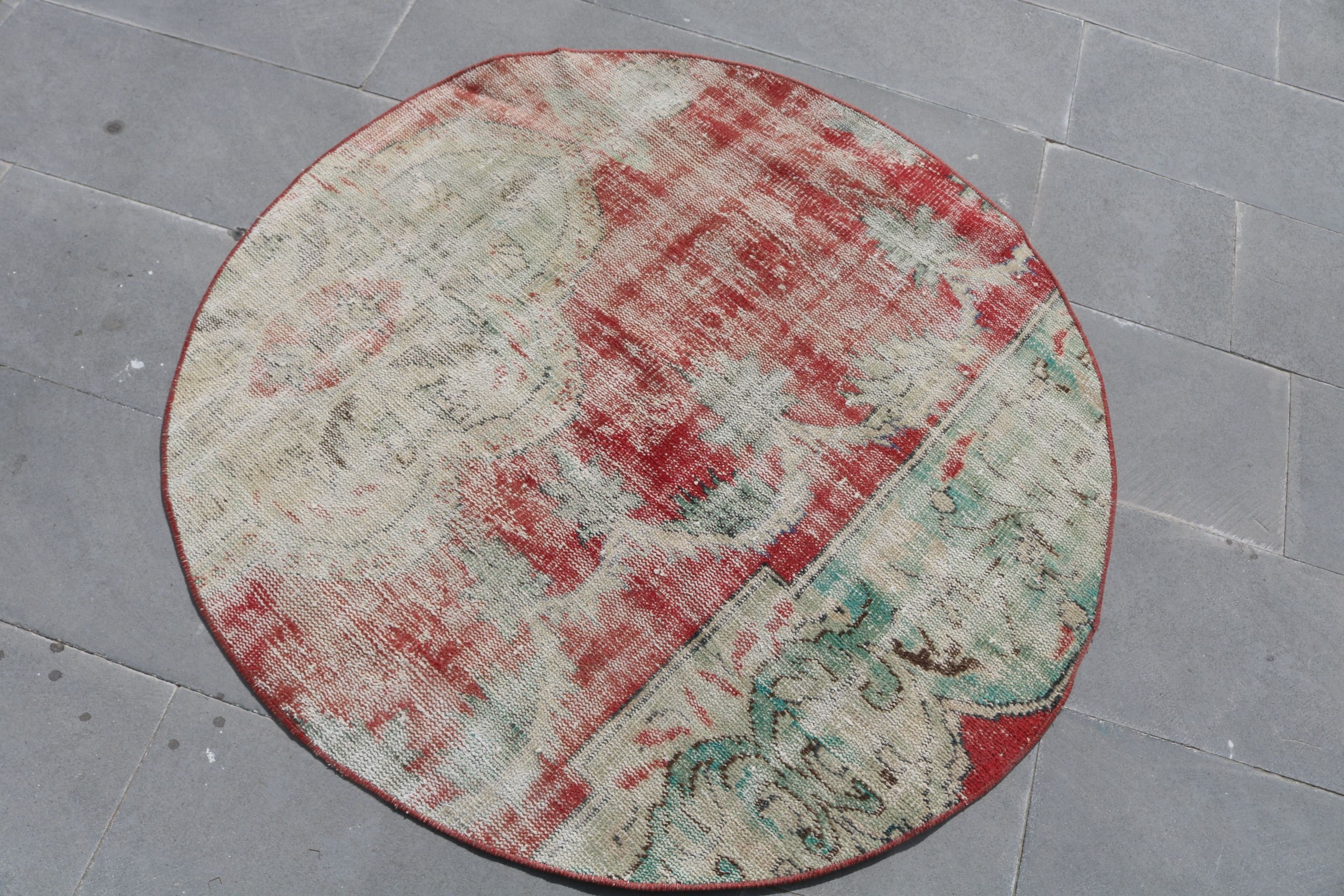 Rugs for Bedroom, 4.1x4.1 ft Accent Rug, Vintage Rug, Antique Rug, Nursery Rugs, Turkey Rug, Floor Rug, Entry Rugs, Turkish Rug, Cool Rugs