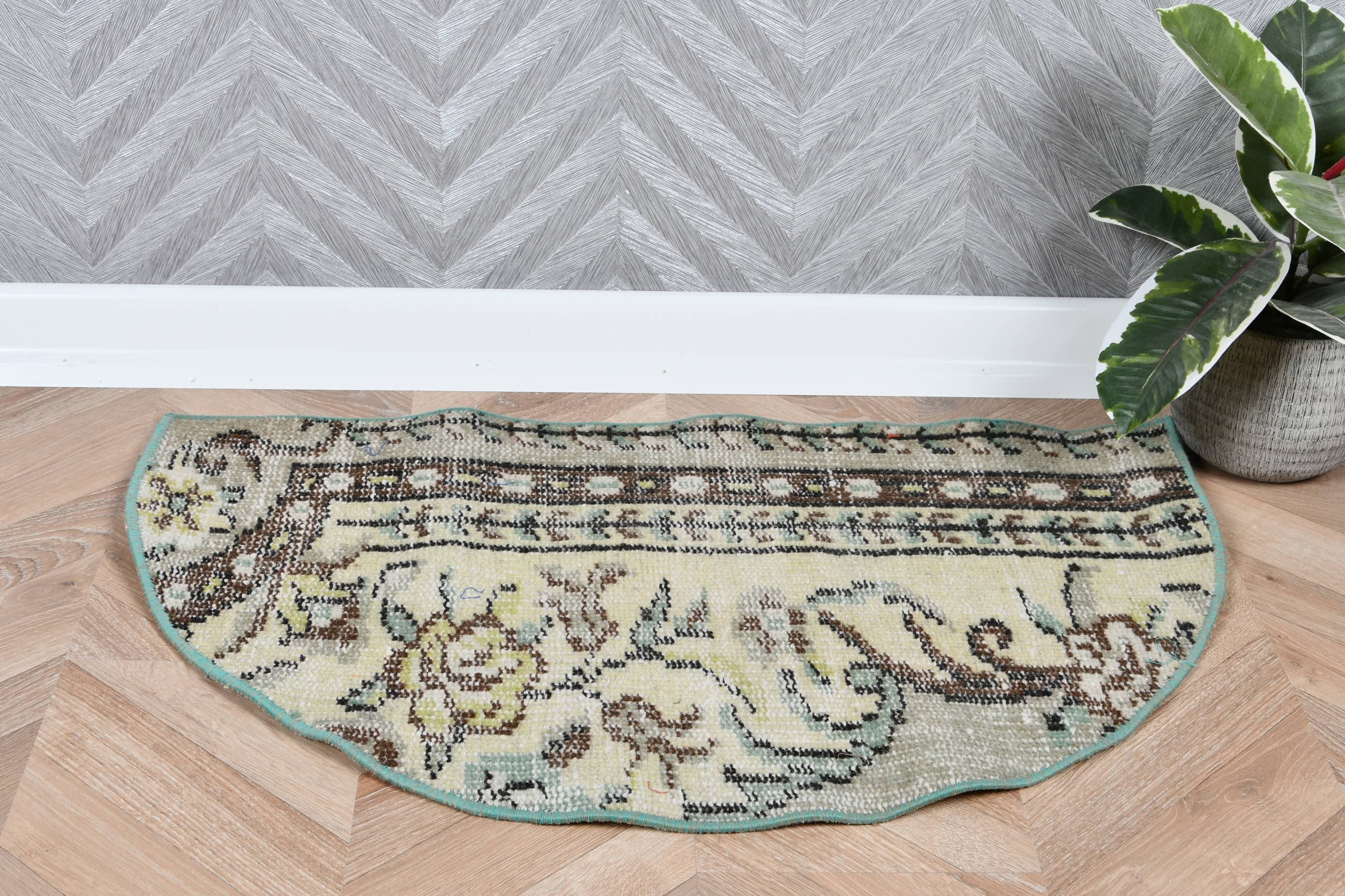 Vintage Rug, Cool Rugs, Rugs for Nursery, Turkish Rugs, Nursery Rugs, 1.5x2.5 ft Small Rug, Beige Bedroom Rug, Door Mat Rug