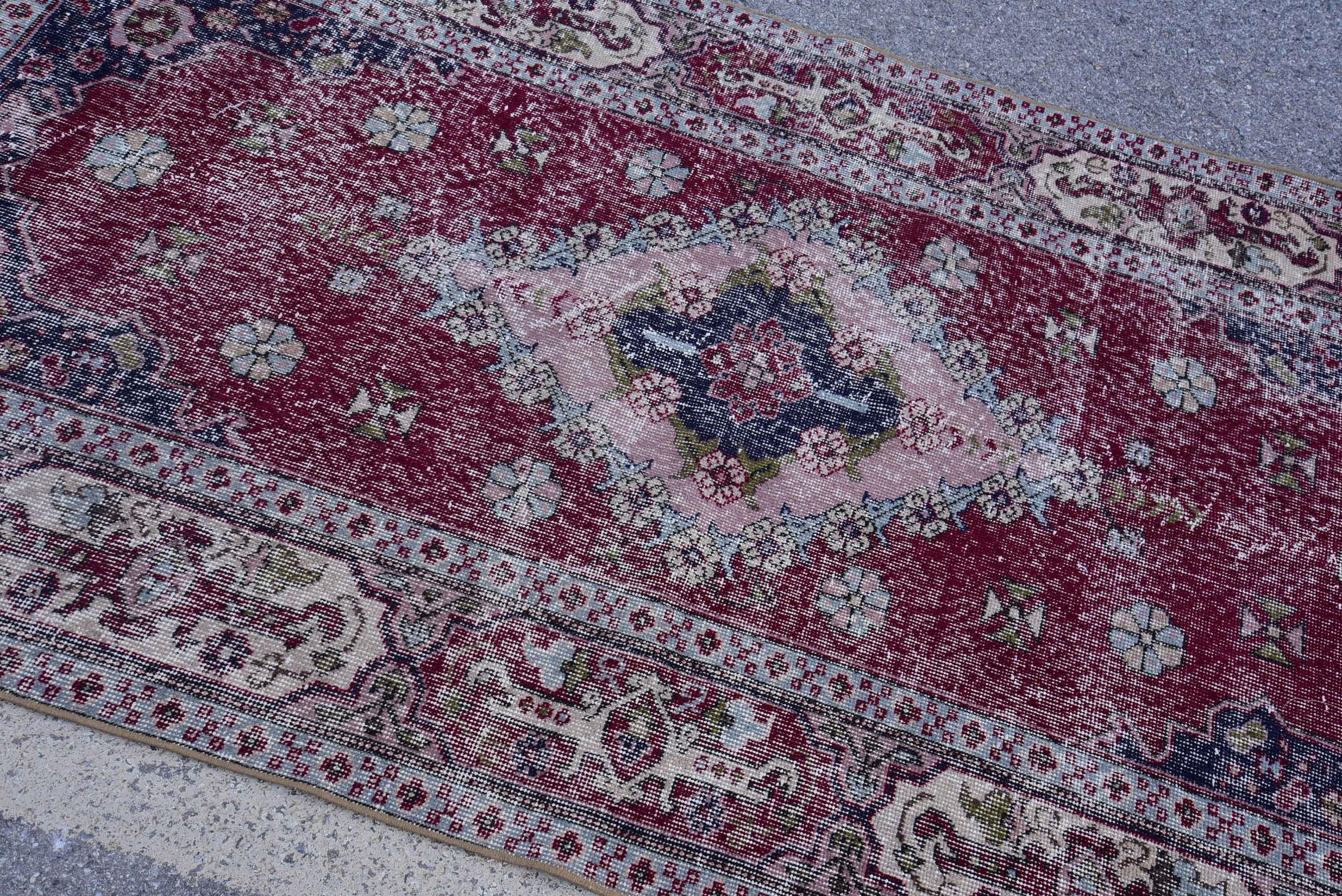 Oturma Odası Halısı, İç Mekan Halısı, Havalı Halı, Renkli Halılar, Yer Halıları, Türk Halısı, 4.4x7.5 ft Alan Halısı, Vintage Dekor Halısı, Vintage Halı