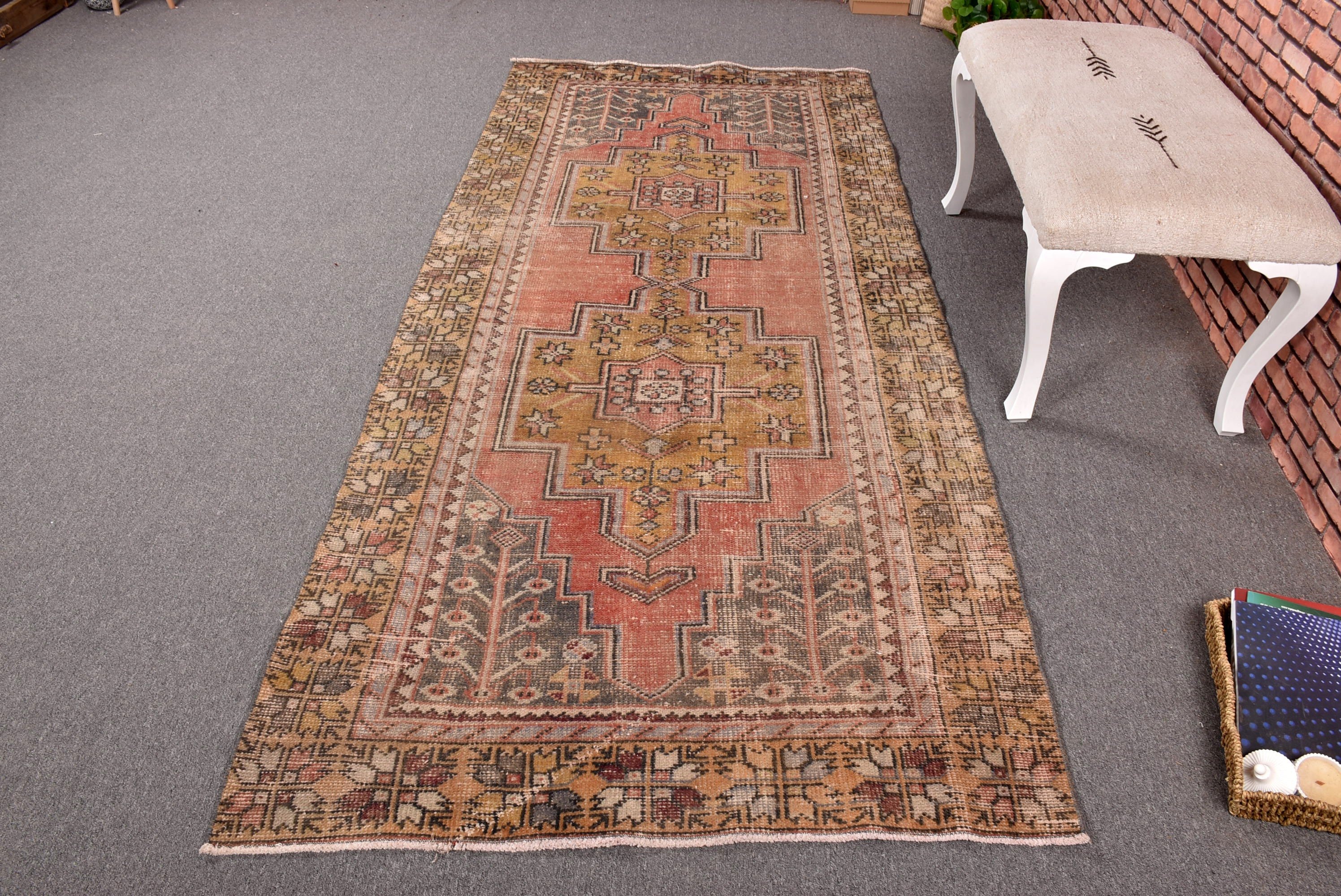 Türk Halıları, Etnik Halılar, 3,8x8,5 ft Alan Halısı, Çocuk Halıları, Havalı Halı, Sarı Modern Halı, Vintage Halı, Oturma Odası Halıları, Oryantal Halı