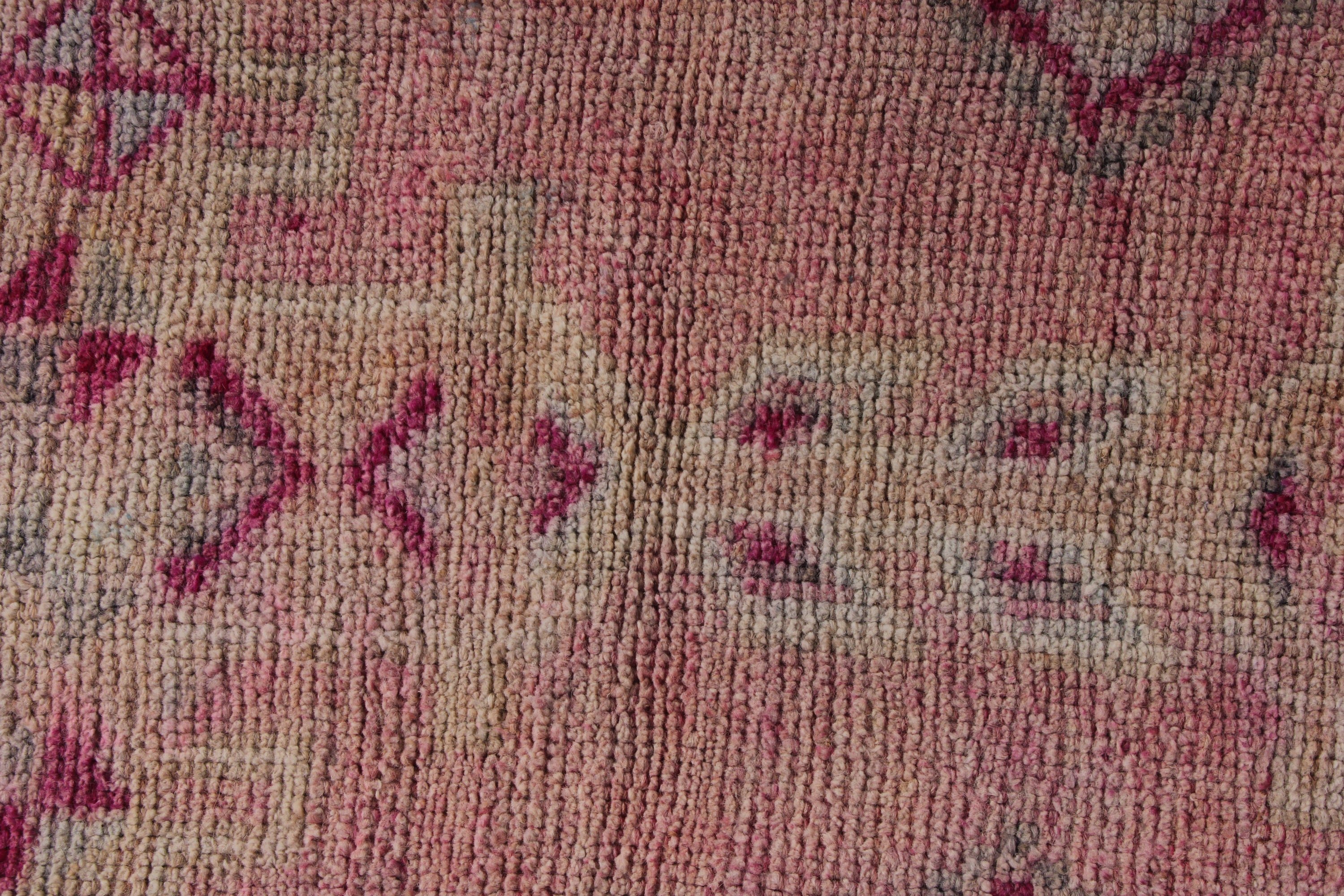 3.1x10.7 ft Runner Rug, Purple Handwoven Rug, Bedroom Rugs, Beni Ourain Runner Rug, Ethnic Rugs, Vintage Rugs, Anatolian Rugs, Turkish Rugs