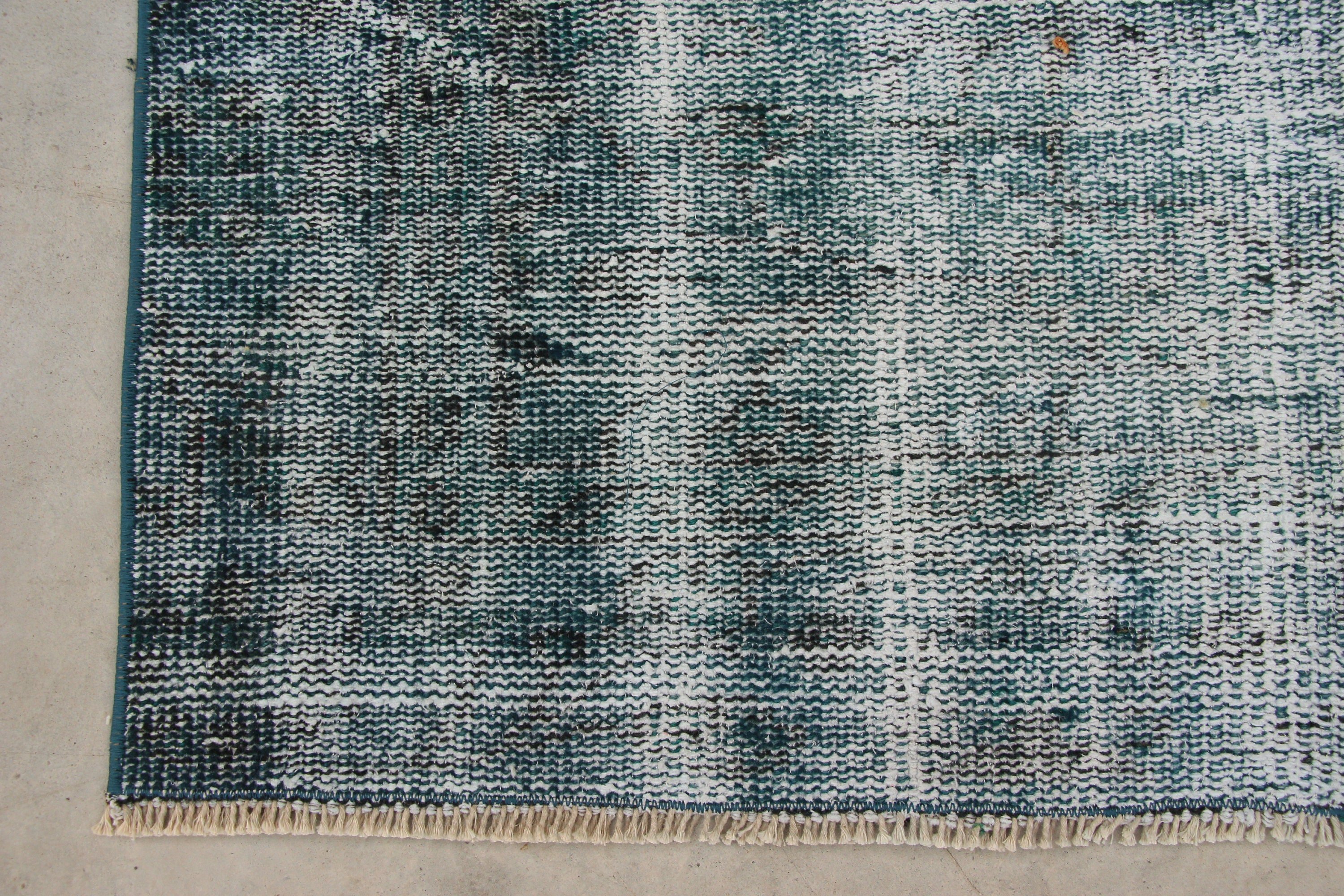 Oriental Rugs, Turkish Rugs, Rugs for Nursery, Blue Moroccan Rug, 4.4x8.5 ft Area Rugs, Vintage Rugs, Floor Rug, Hand Woven Rugs, Cool Rug