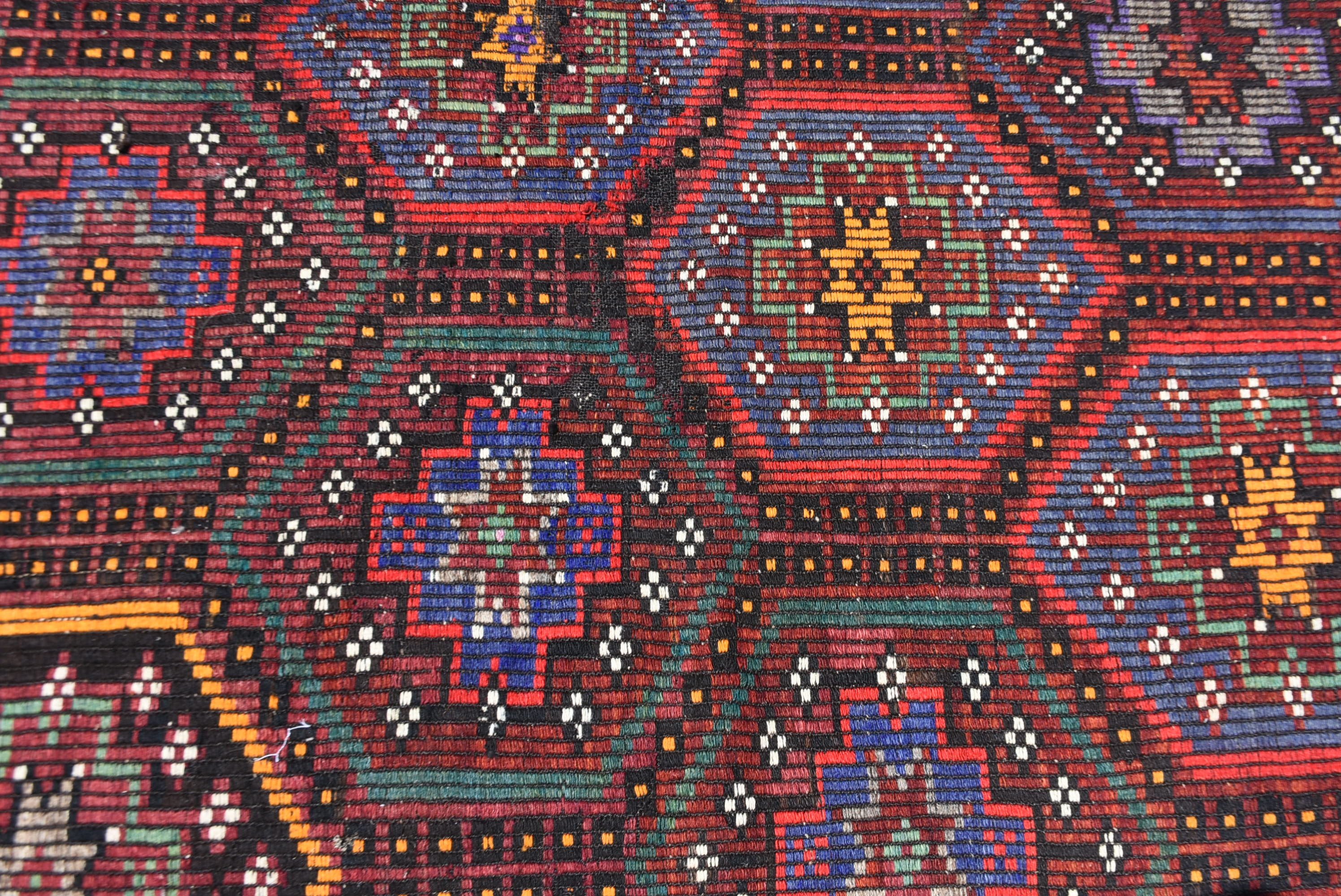 Kilim, Mutfak Halıları, 3x5.1 ft Accent Halı, Yatak Odası Halıları, Türk Halısı, Kırmızı Ev Dekor Halıları, Ev Dekor Halısı, Çocuk Halıları, Vintage Halılar