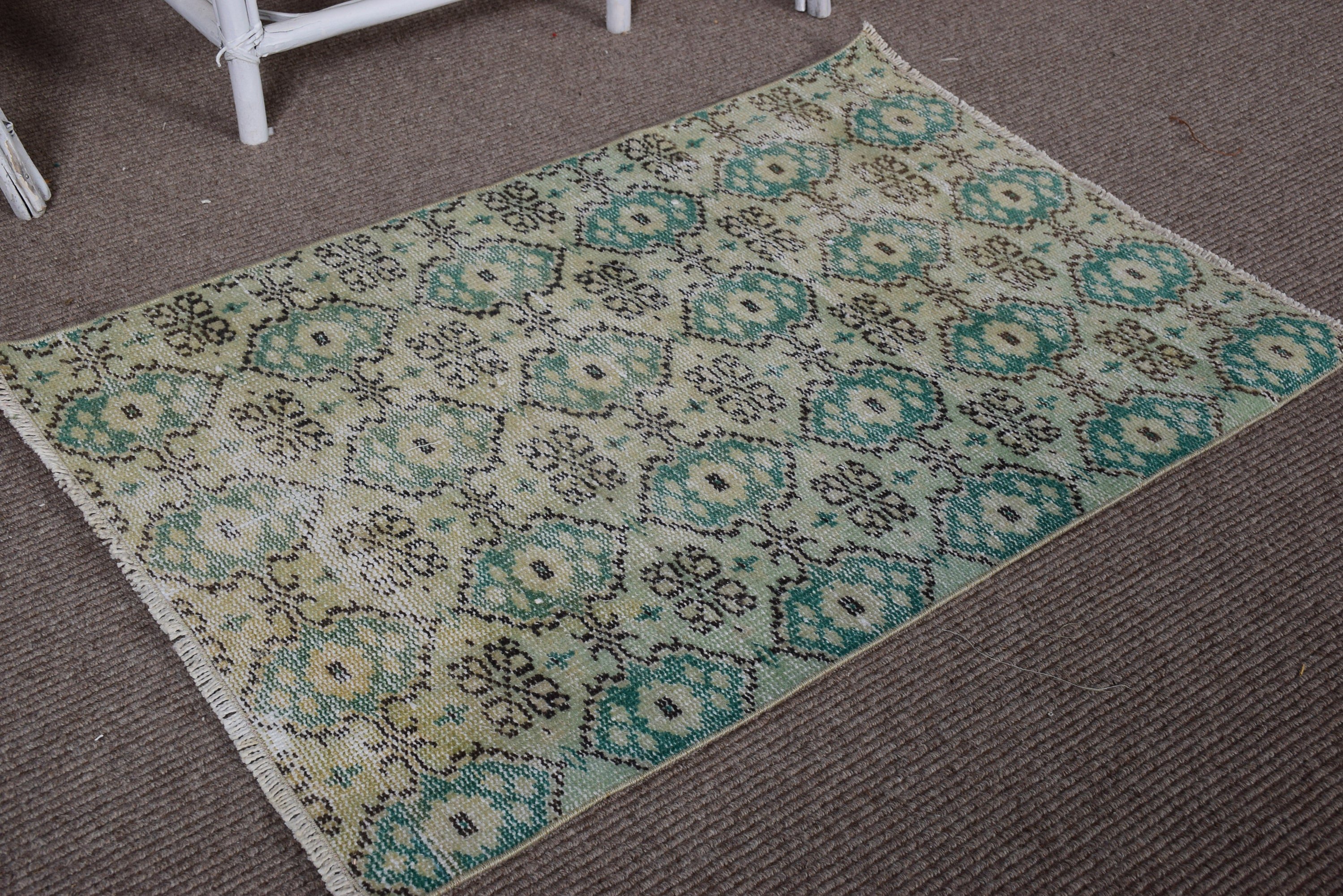 Çocuk Halısı, Havalı Halılar, Yeşil Yün Halılar, Türk Halıları, Araba Paspası Halıları, Vintage Halı, Küçük Boho Halı, Bildiri Halıları, 2,3x3,5 ft Küçük Halı