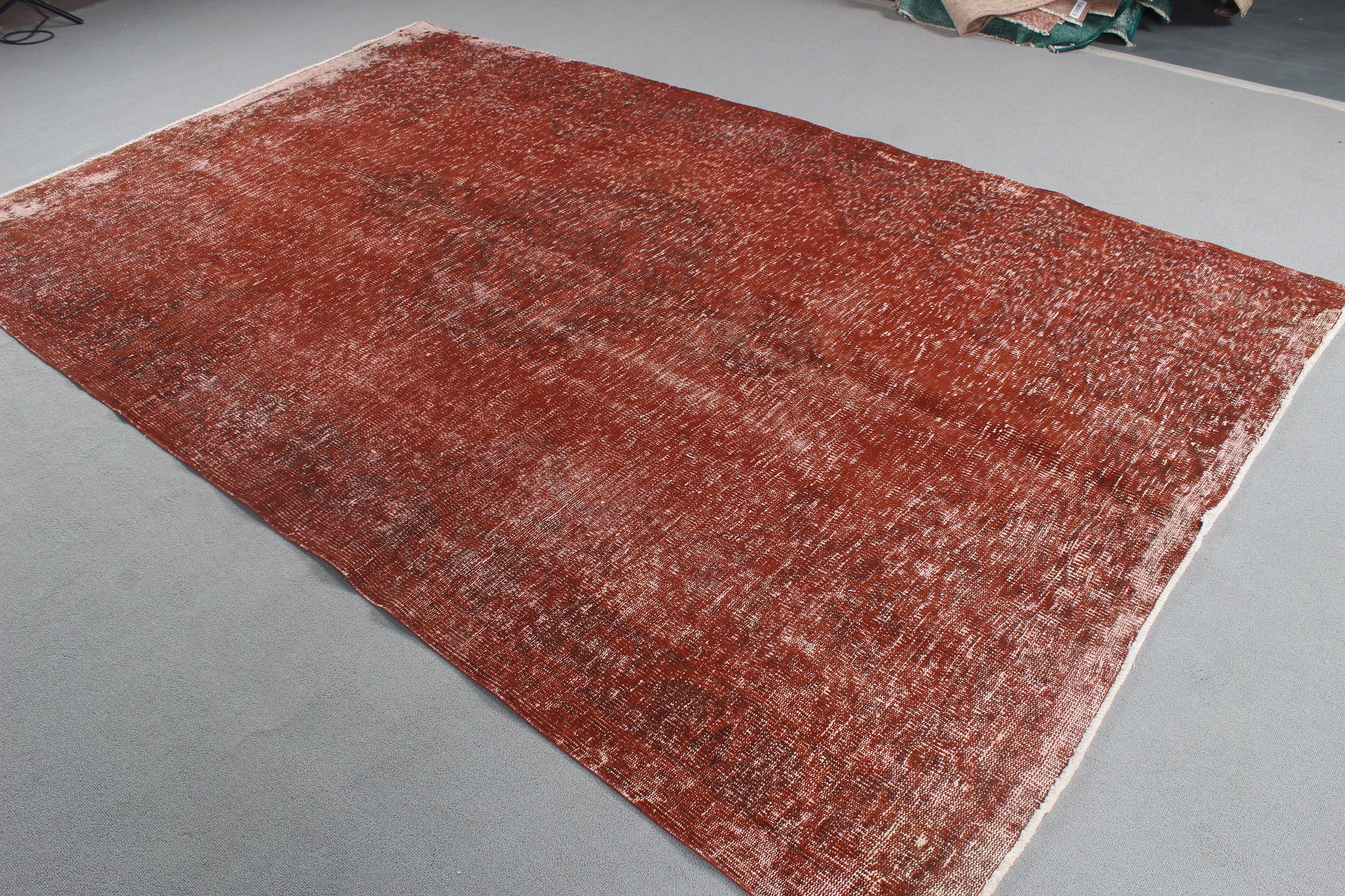 Turkish Rugs, Cool Rugs, Anatolian Rugs, Dining Room Rugs, 6x9.8 ft Large Rugs, Vintage Rug, Living Room Rug, Brown Flatweave Rug