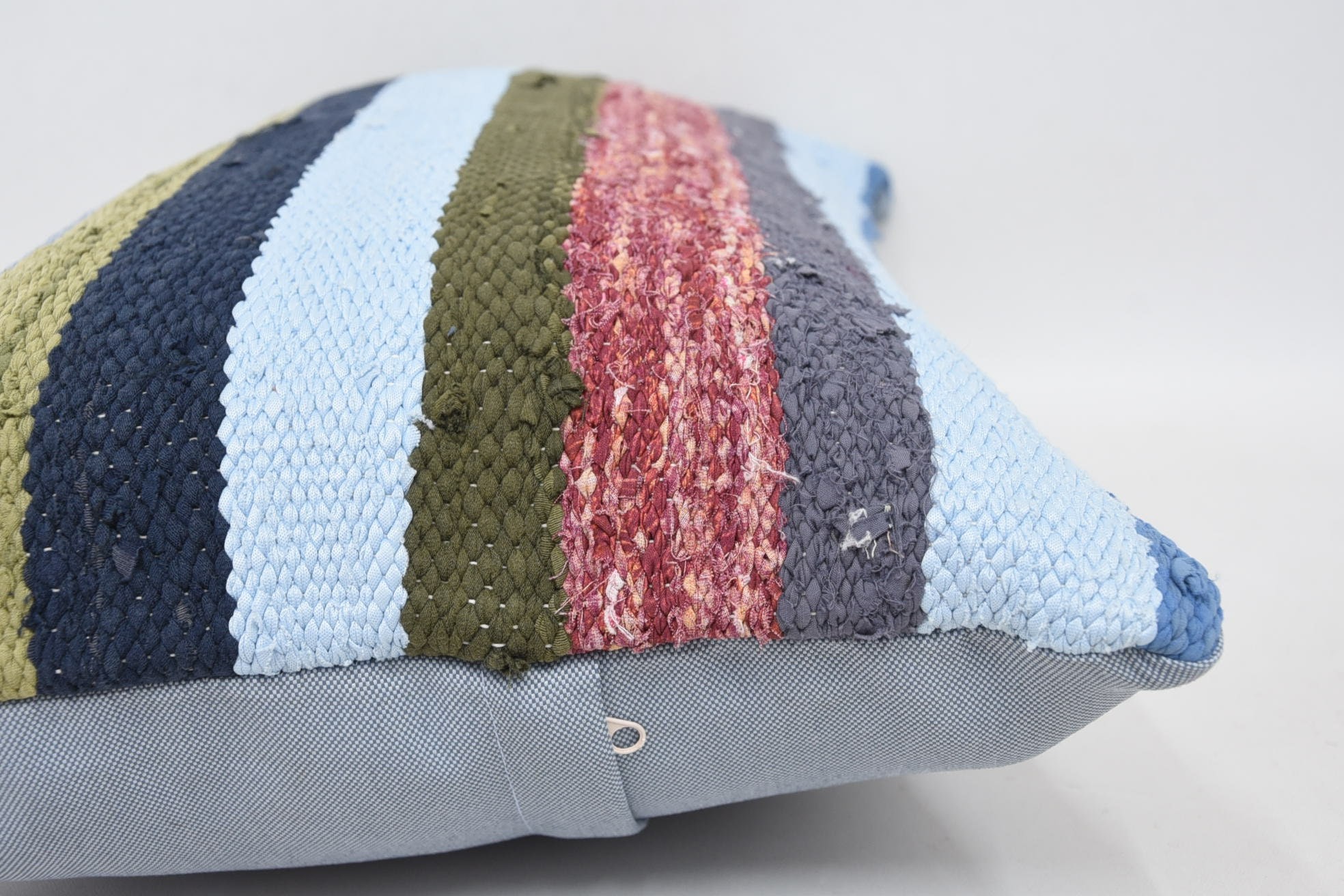 16"x24" Blue Cushion, Couch Cushion Case, Ethnical Kilim Rug Pillow, Gift Pillow, Home Decor Pillow, Vintage Pillow Case, Couch Cushion