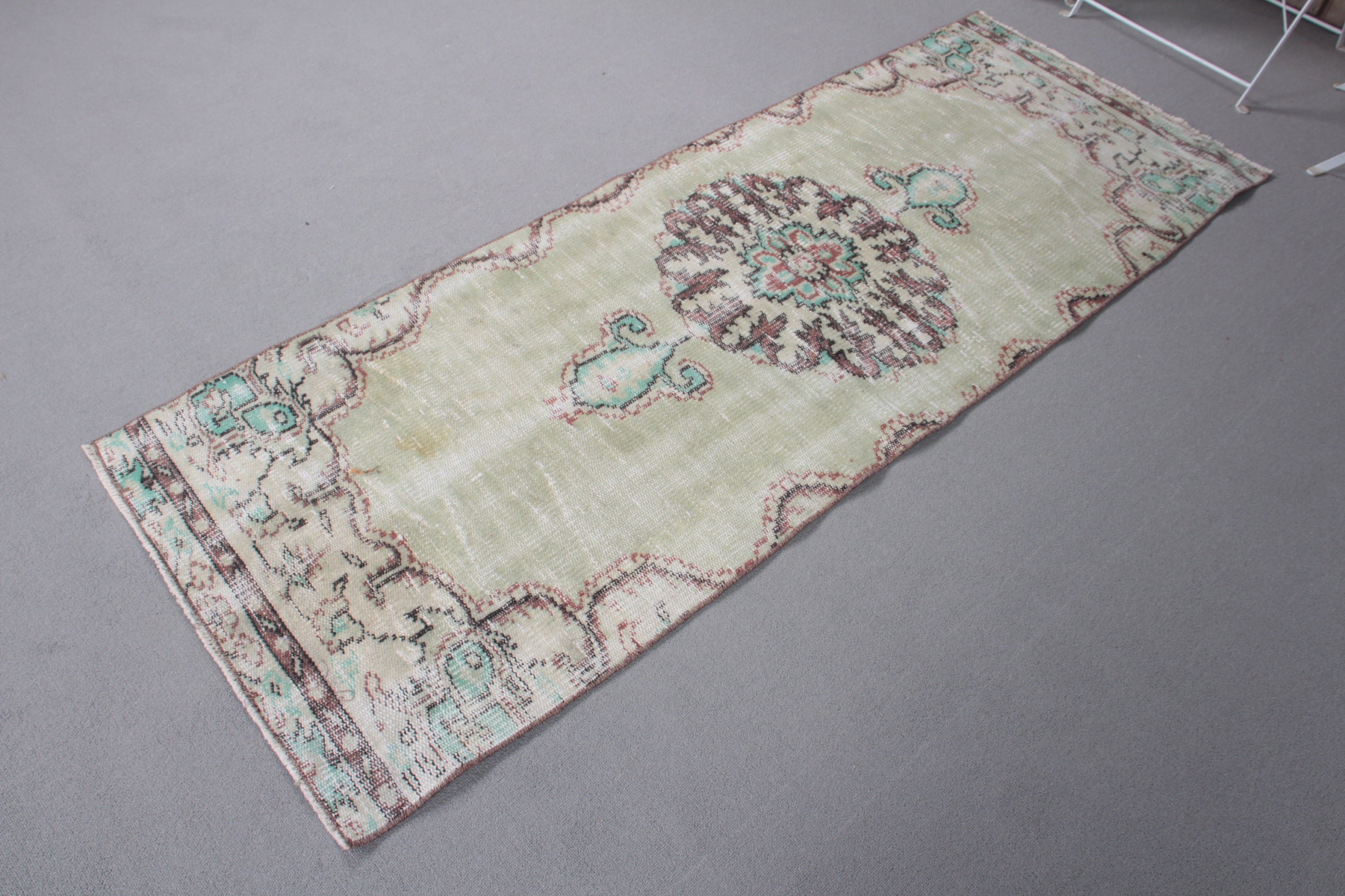 Turkish Rugs, Vintage Runner Rugs, Hallway Rug, Beige Statement Rugs, 2.4x6.4 ft Runner Rug, Bedroom Rugs, Luxury Rugs, Vintage Rug