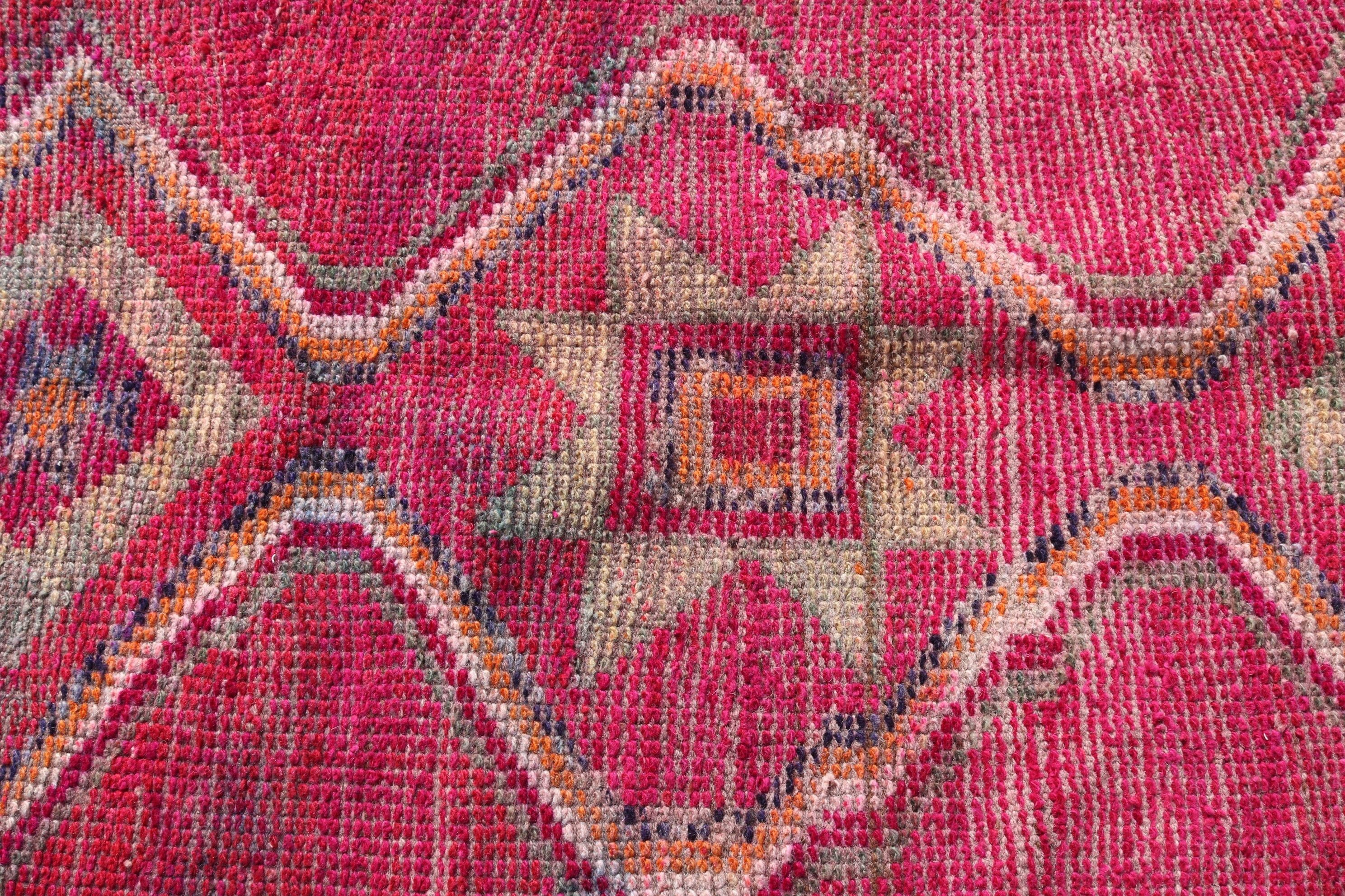 Office Rug, Wool Rugs, Cool Rug, Custom Rugs, Rugs for Kitchen, Turkish Rug, Vintage Rugs, 2.5x9.2 ft Runner Rug, Stair Rug, Kitchen Rug