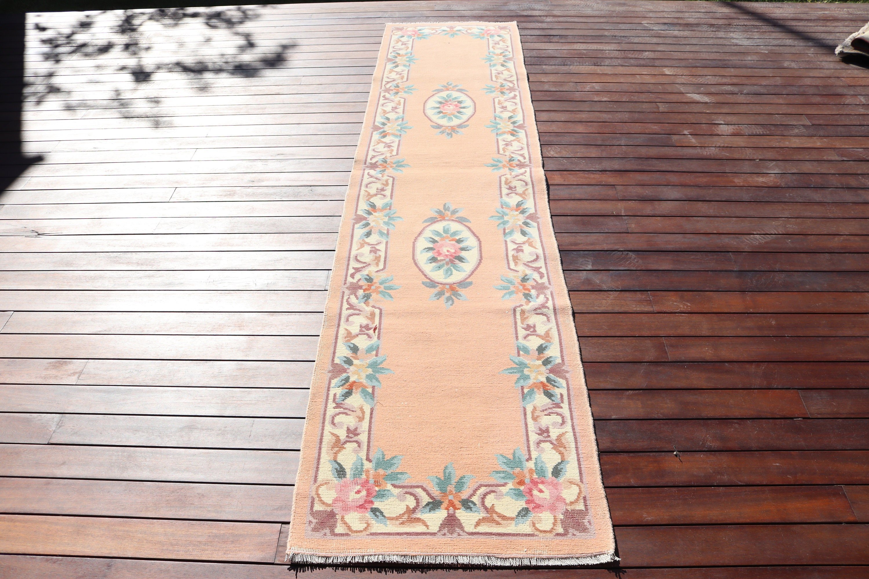 Turuncu Fas Halıları, Fas Halıları, Koridor Halısı, 2,2x9,6 ft Runner Halısı, Açıklama Halıları, Türk Halısı, Vintage Halı, Mutfak Halıları