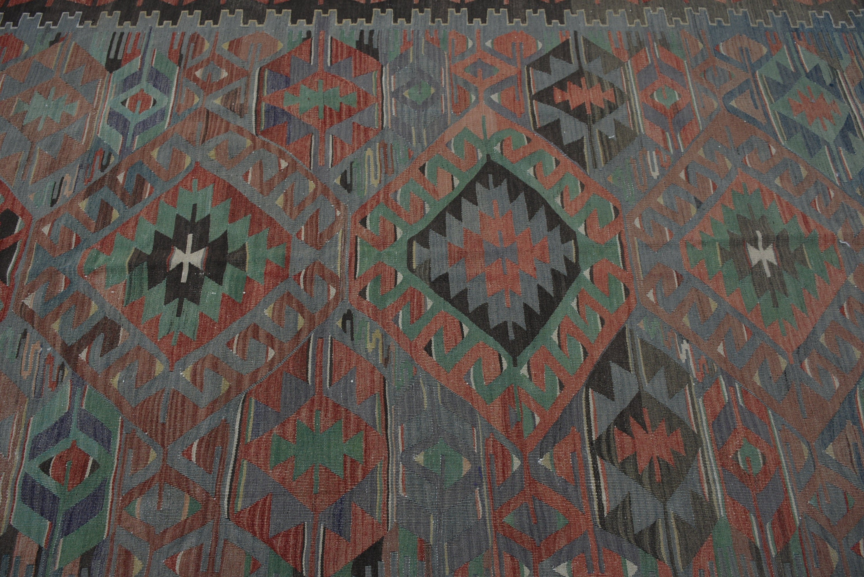 Eski Halılar, Kırmızı Ev Dekorasyonu Halısı, Kilim, Fas Halısı, Salon Halısı, Türk Halısı, Oturma Odası Halısı, Vintage Halı, 5x9.8 ft Büyük Halı