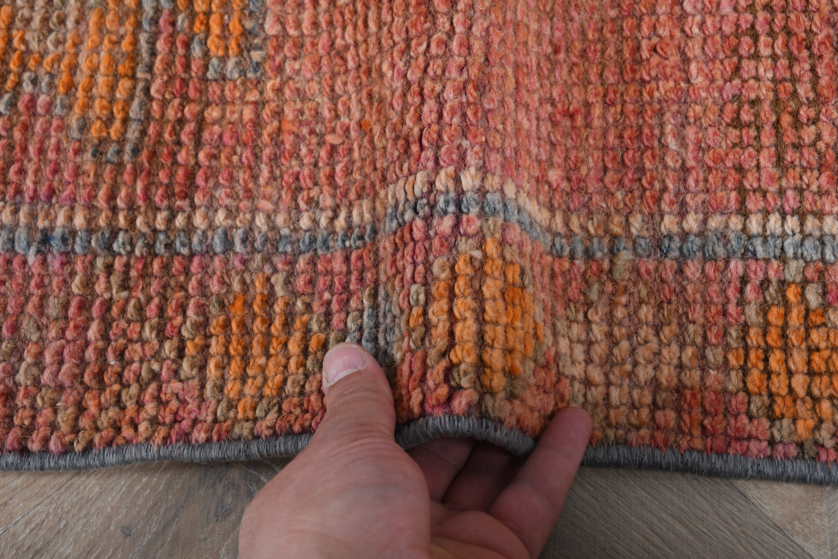 Pink  2.7x11.8 ft Runner Rug, Muted Rug, Stair Rugs, Turkish Rug, Corridor Rug, Vintage Rugs, Home Decor Rugs