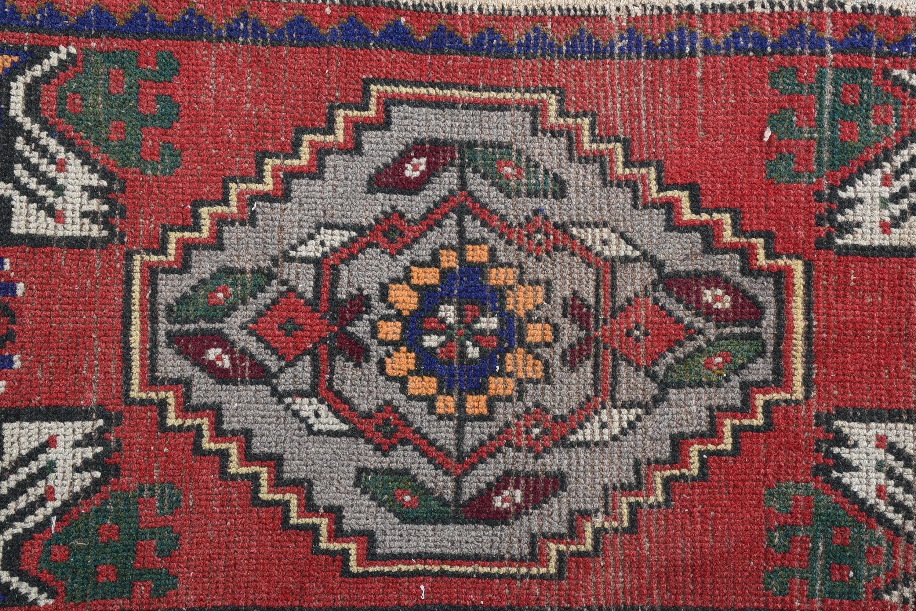 Yatak Odası Halısı, 1.6x3.3 ft Küçük Halı, Sevimli Banyo Paspas Halısı, Duvara Asılı Halılar, Banyo Halısı, Vintage Halı, Oryantal Halılar, Türk Halısı, Kırmızı Antika Halı